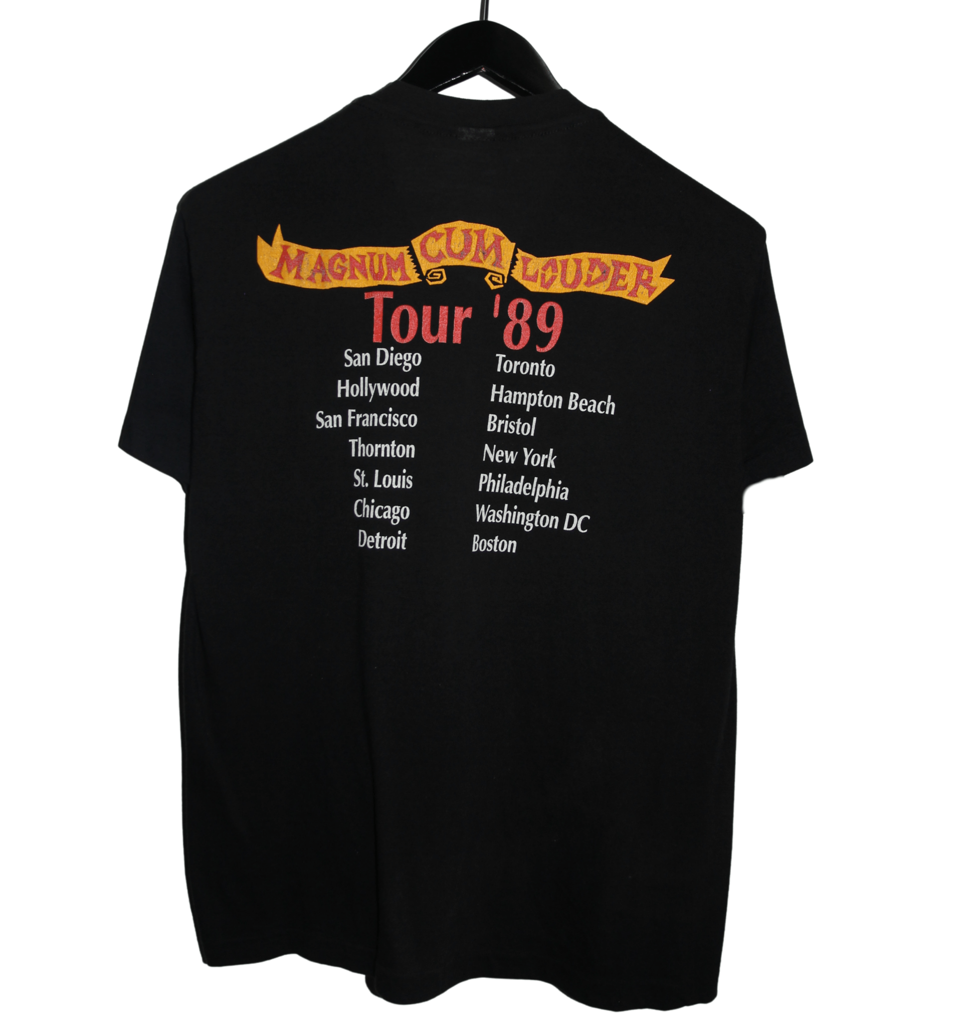 Hoodoo Gurus 1989 Magnum Cum Load Tour Shirt - Faded AU