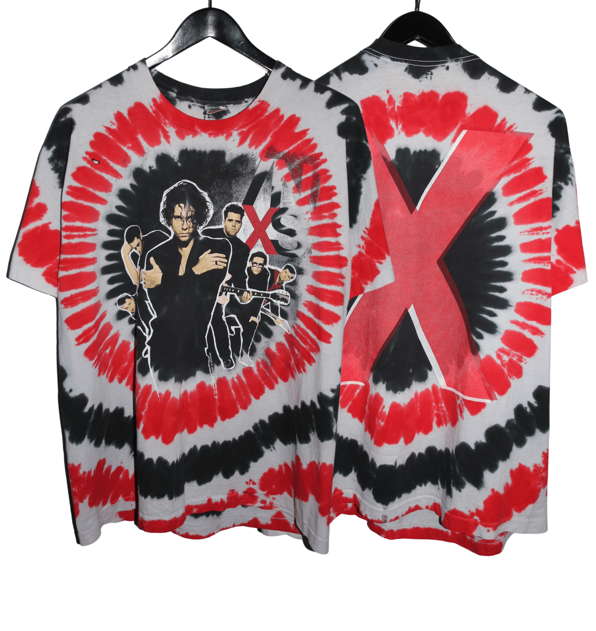 INXS 1991 The X Factor Tie Dye Tour Shirt - Faded AU