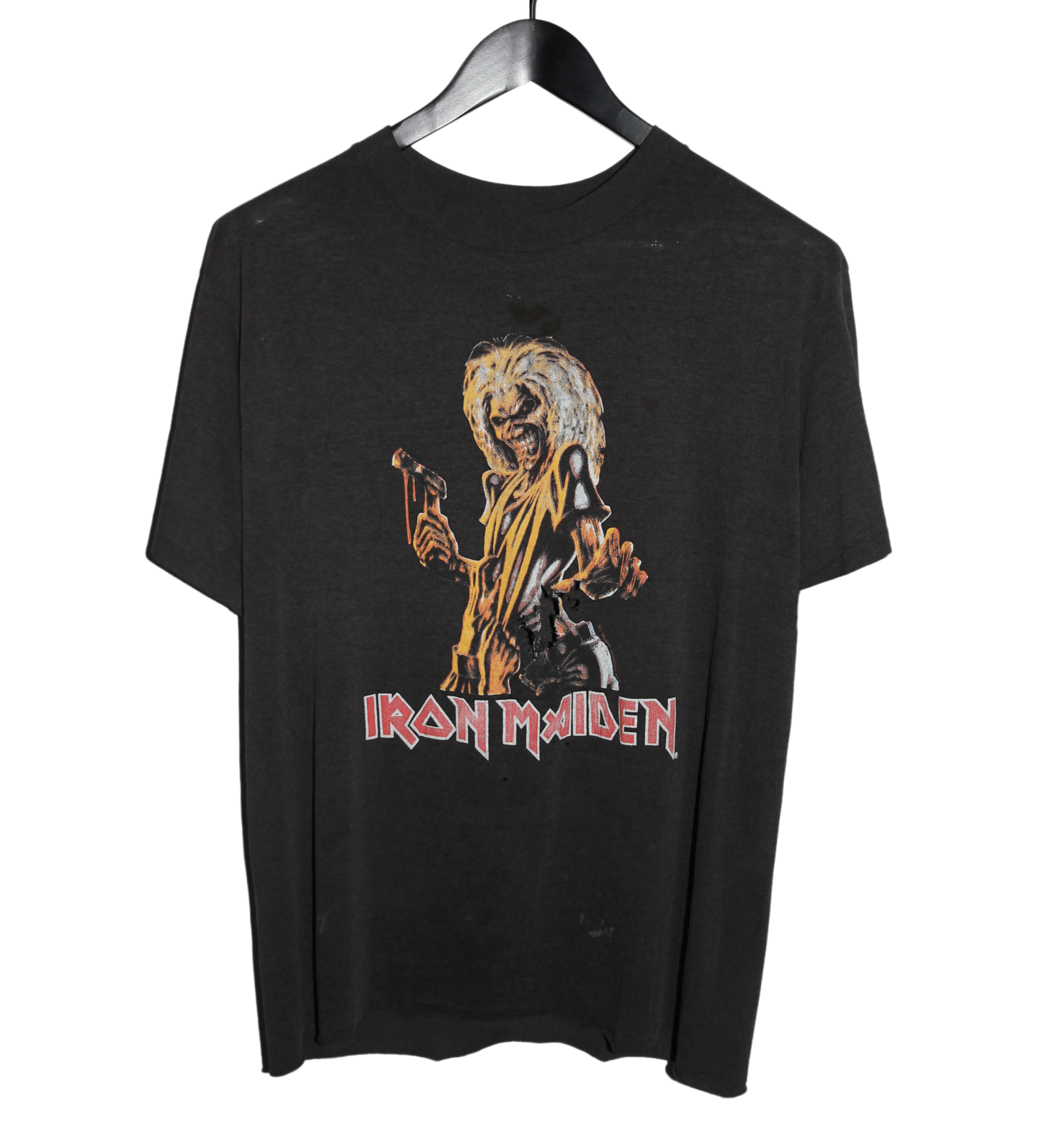 Iron Maiden 1987 Killers on Tour Shirt - Faded AU