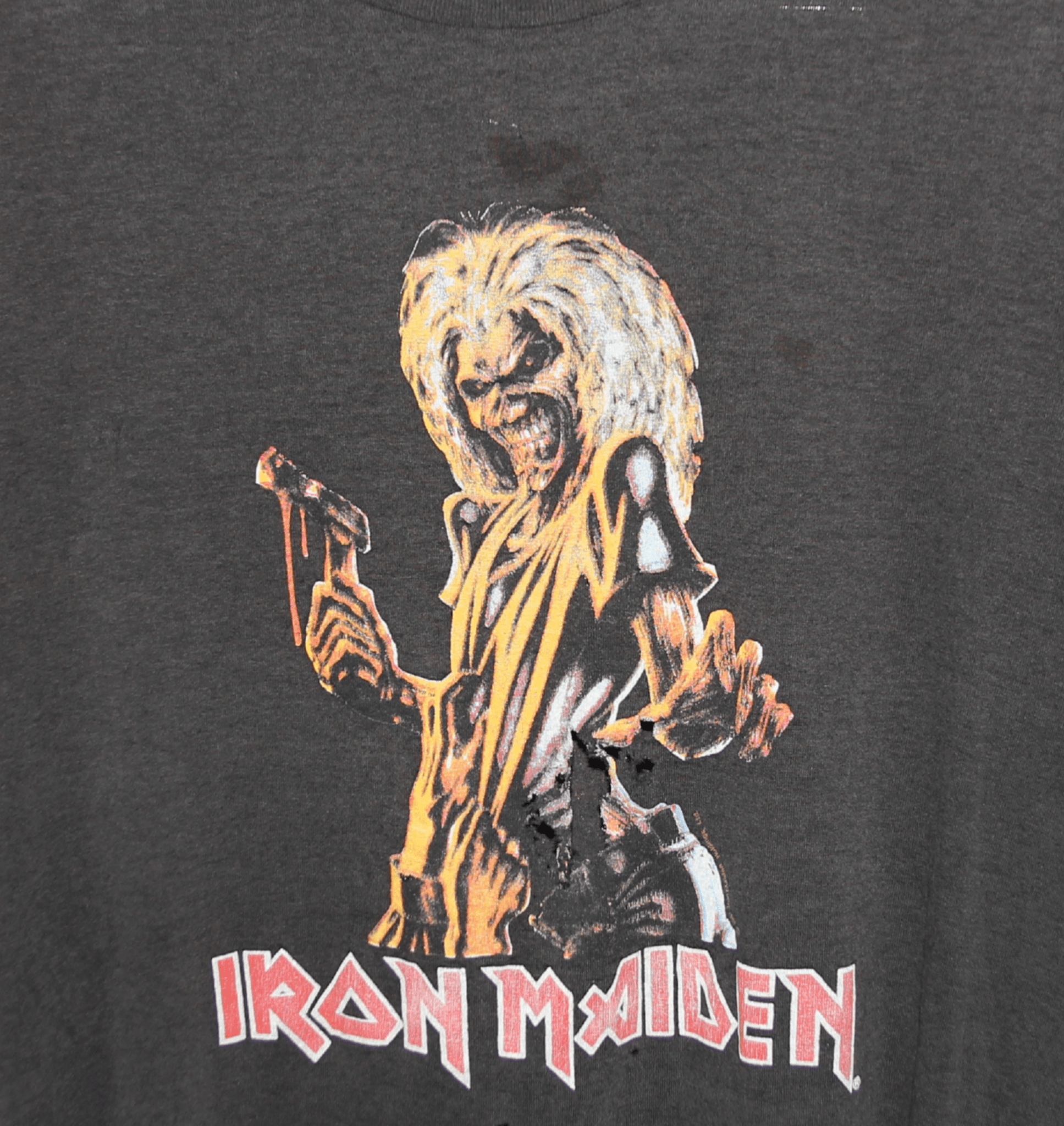 Iron Maiden 1987 Killers on Tour Shirt - Faded AU