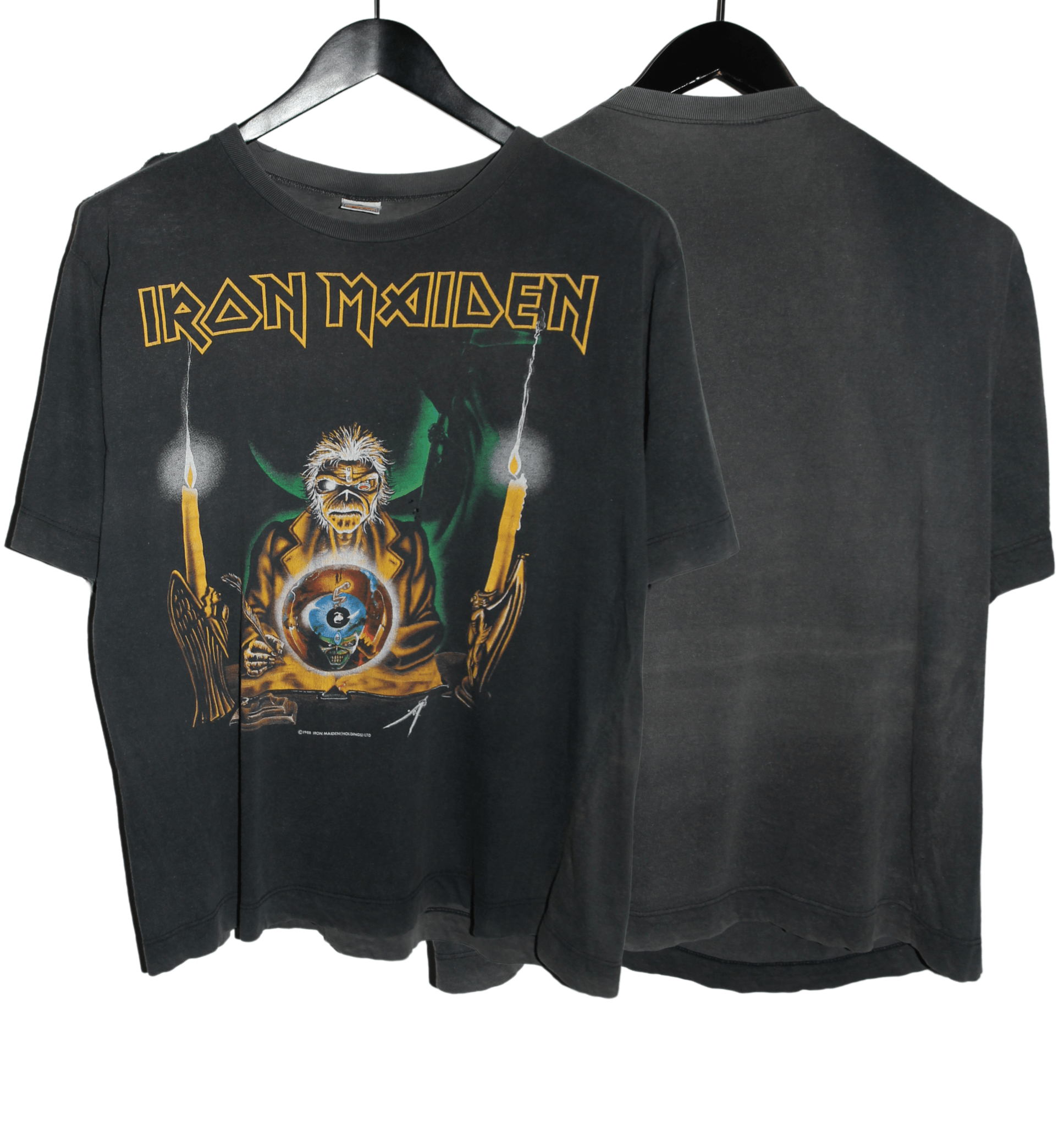 Iron Maiden 1988 Seventh Son Shirt - Faded AU