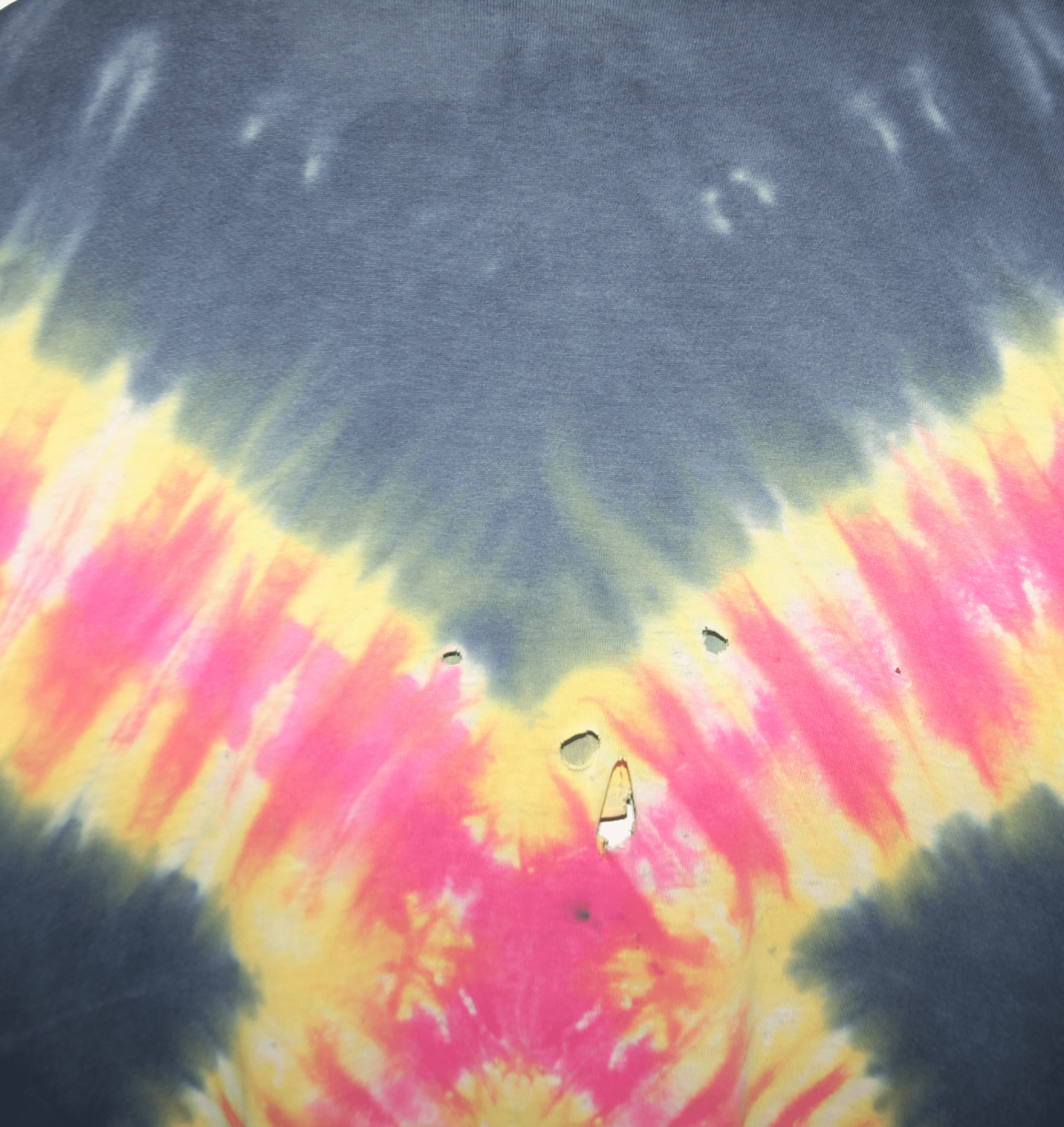 Iron Maiden 1990 Tailgunner Tie Dye Shirt - Faded AU