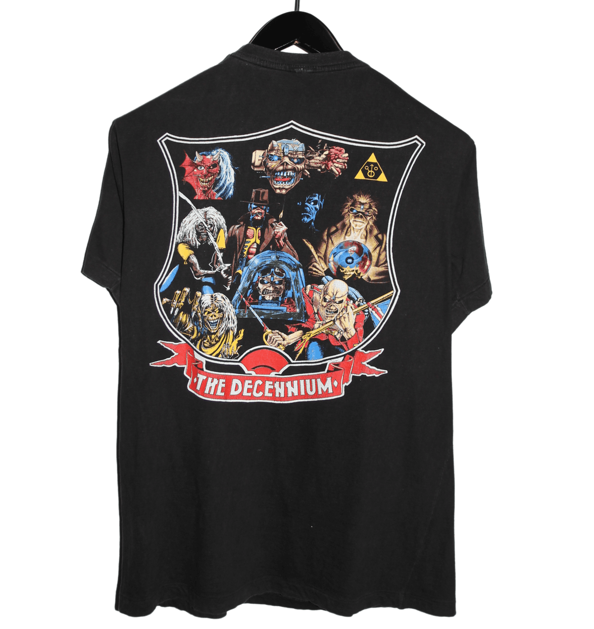 Iron Maiden 1990 The Decennium Shirt - Faded AU
