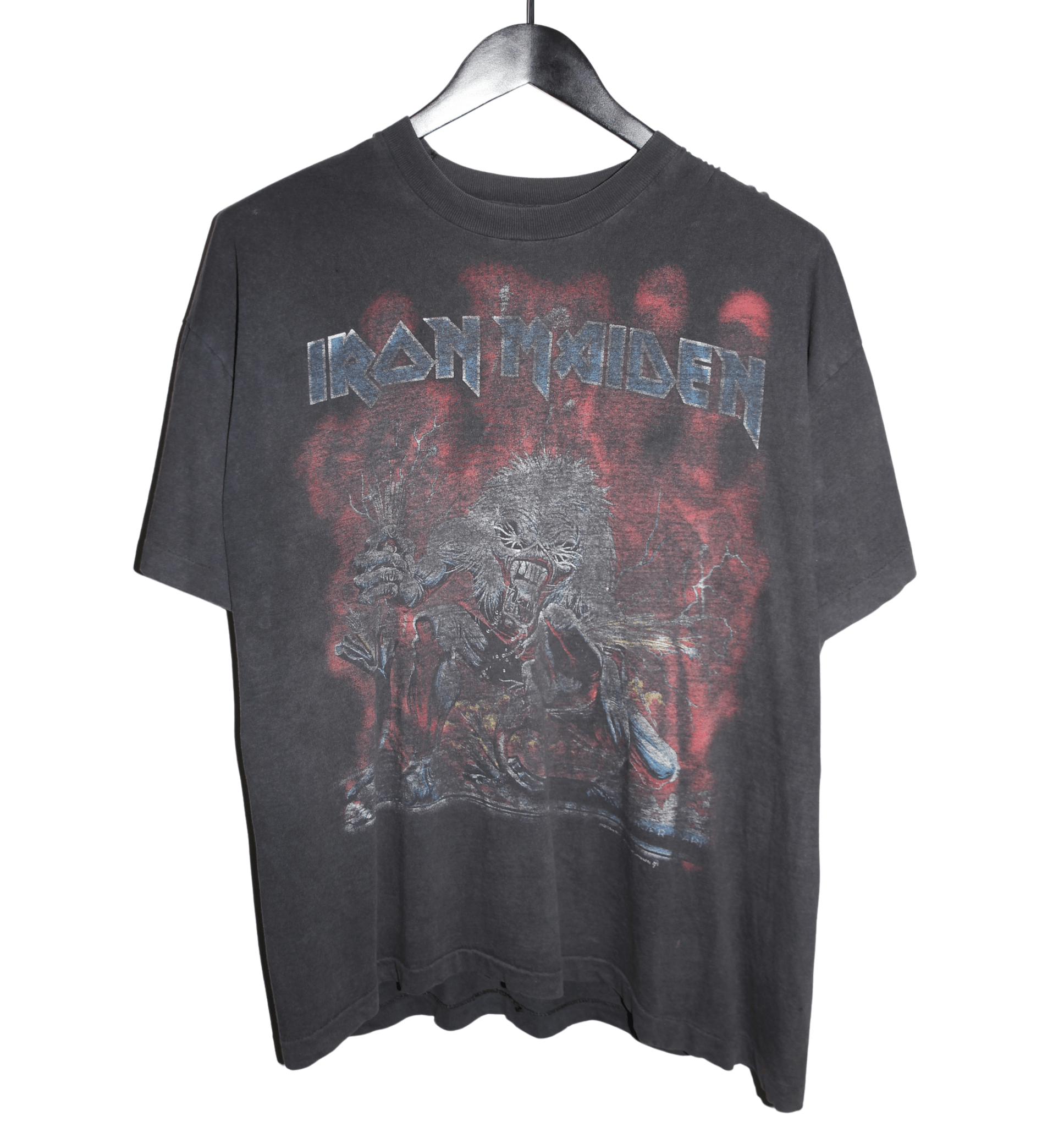 Iron Maiden 1993 A Real Live One Shirt - Faded AU