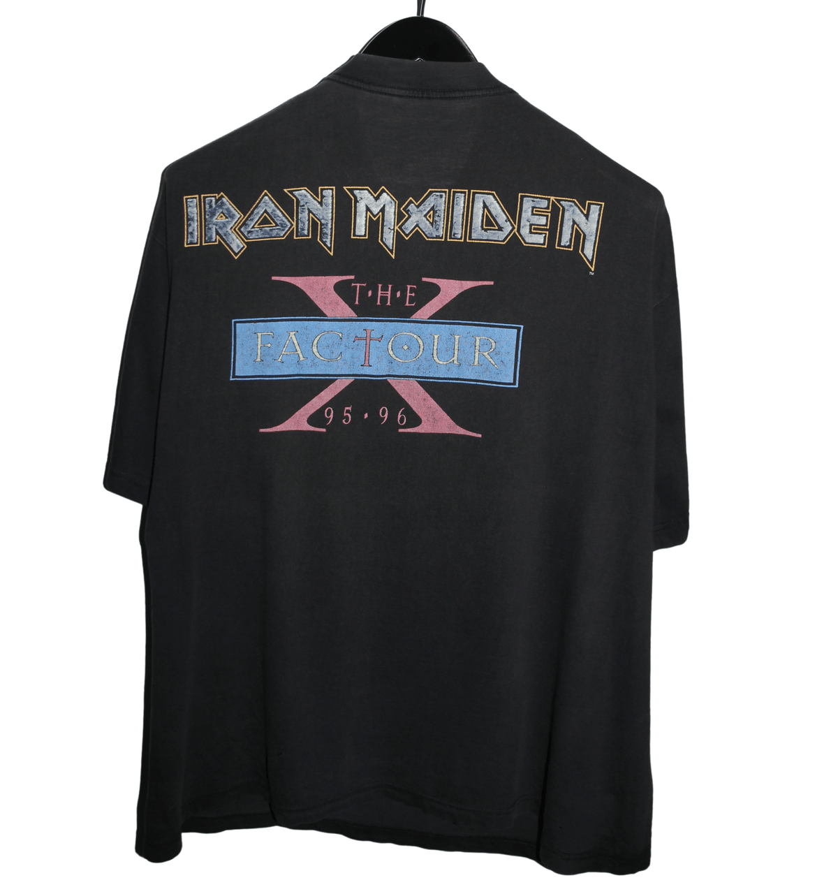 Iron Maiden 1995/96 The X Factor Tour Shirt - Faded AU