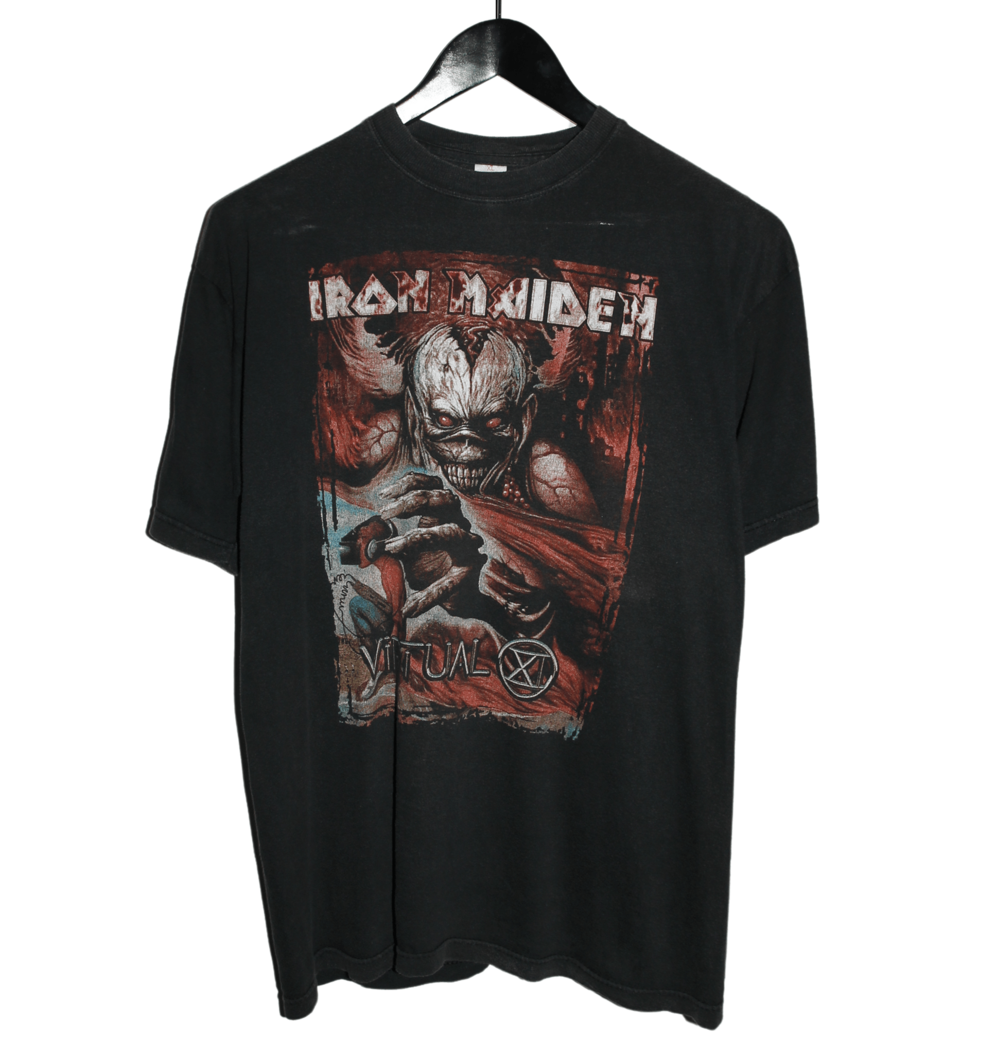 Iron Maiden 1998 Virtual XI Album Tour Shirt - Faded AU