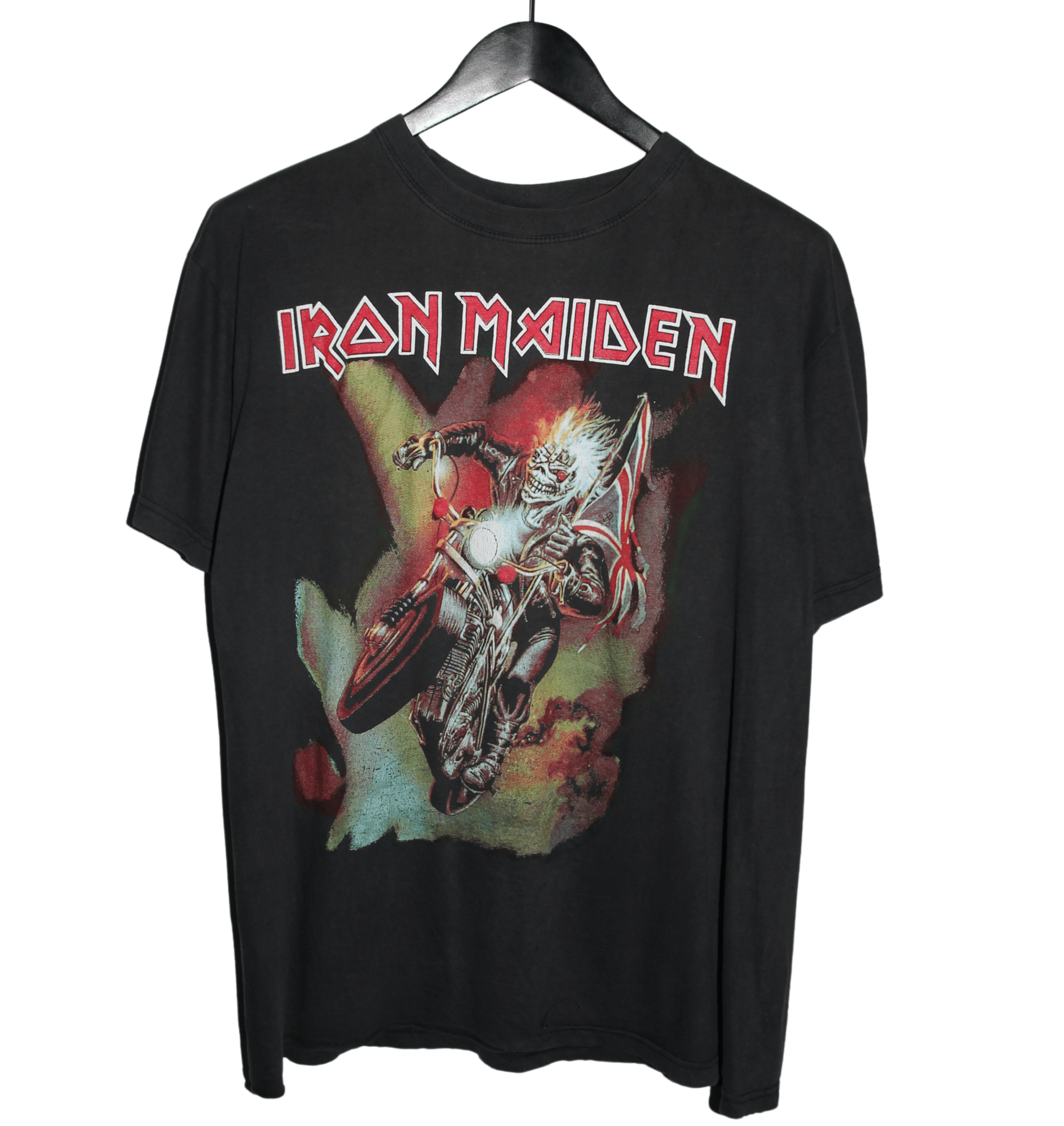 Iron Maiden 90's Made In England Shirt - Faded AU