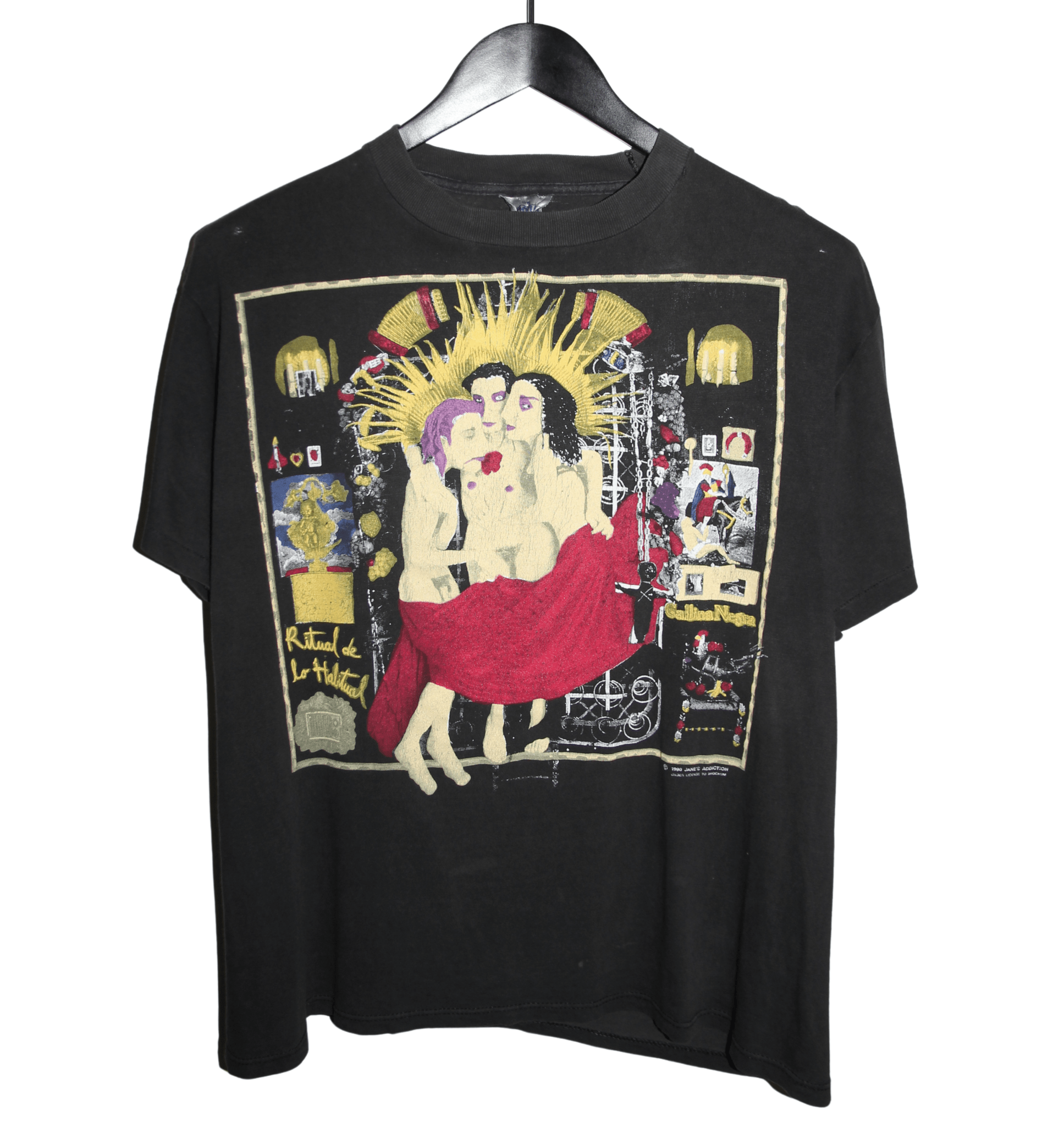Jane's Addiction 1990 Ritual De Lo Habitual Tour Shirt - Faded AU