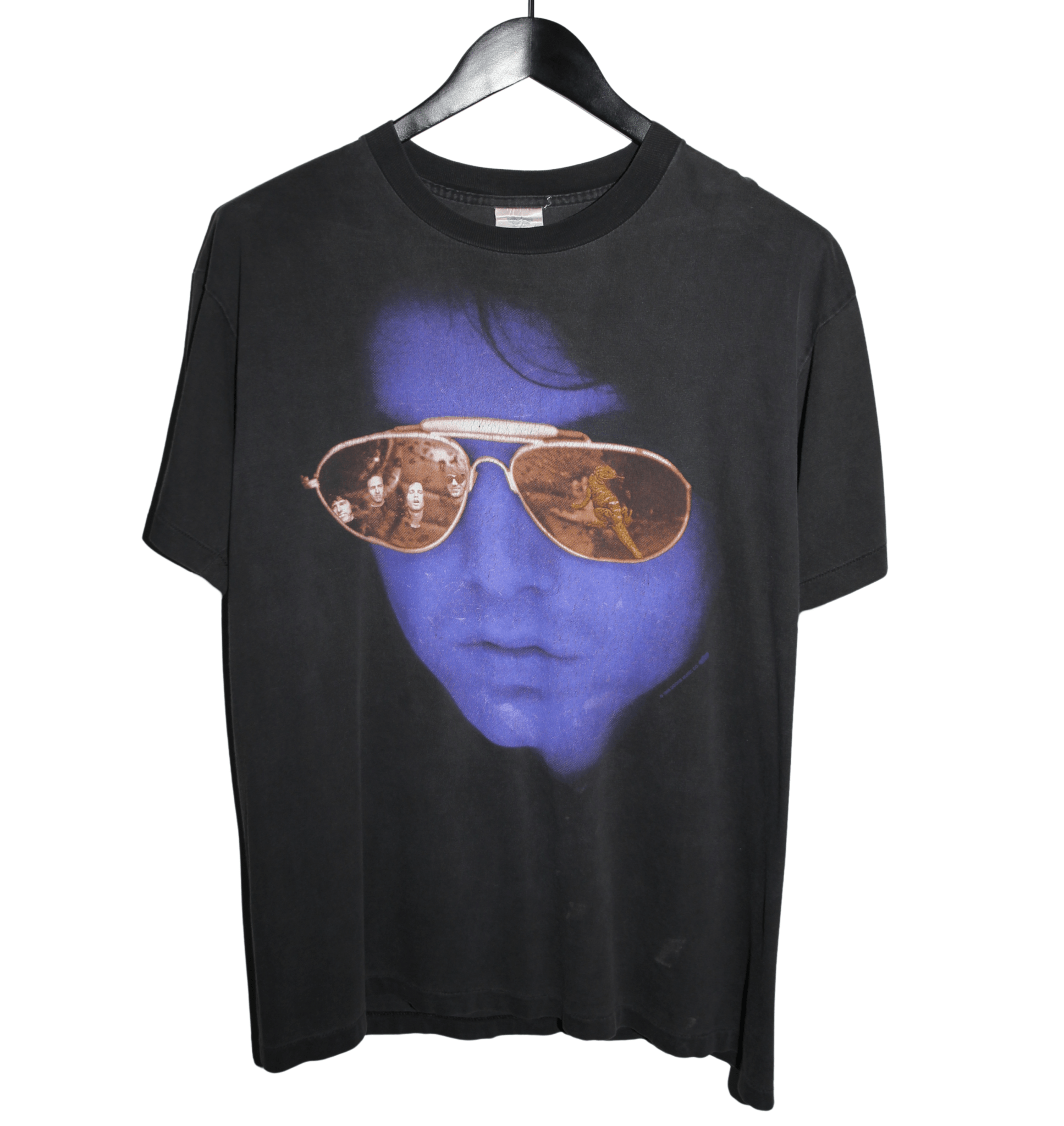 Jim Morrison 90's Lizard King Memorial Shirt - Faded AU