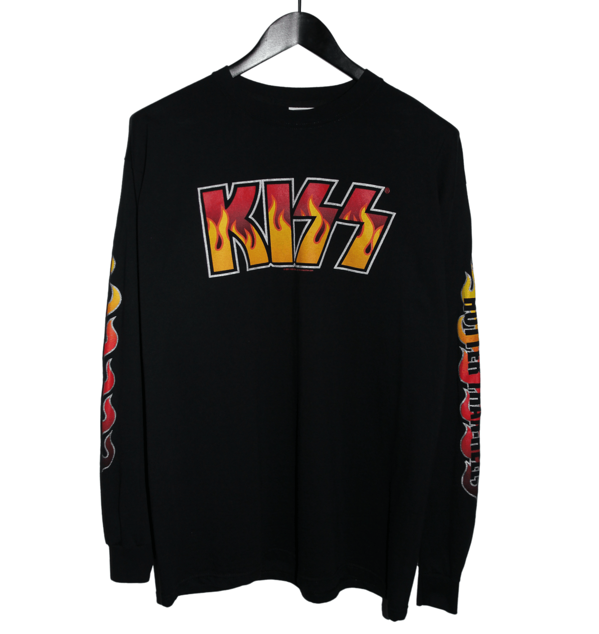 KISS 2001 Hotter Than Hell Long Sleeve - Faded AU