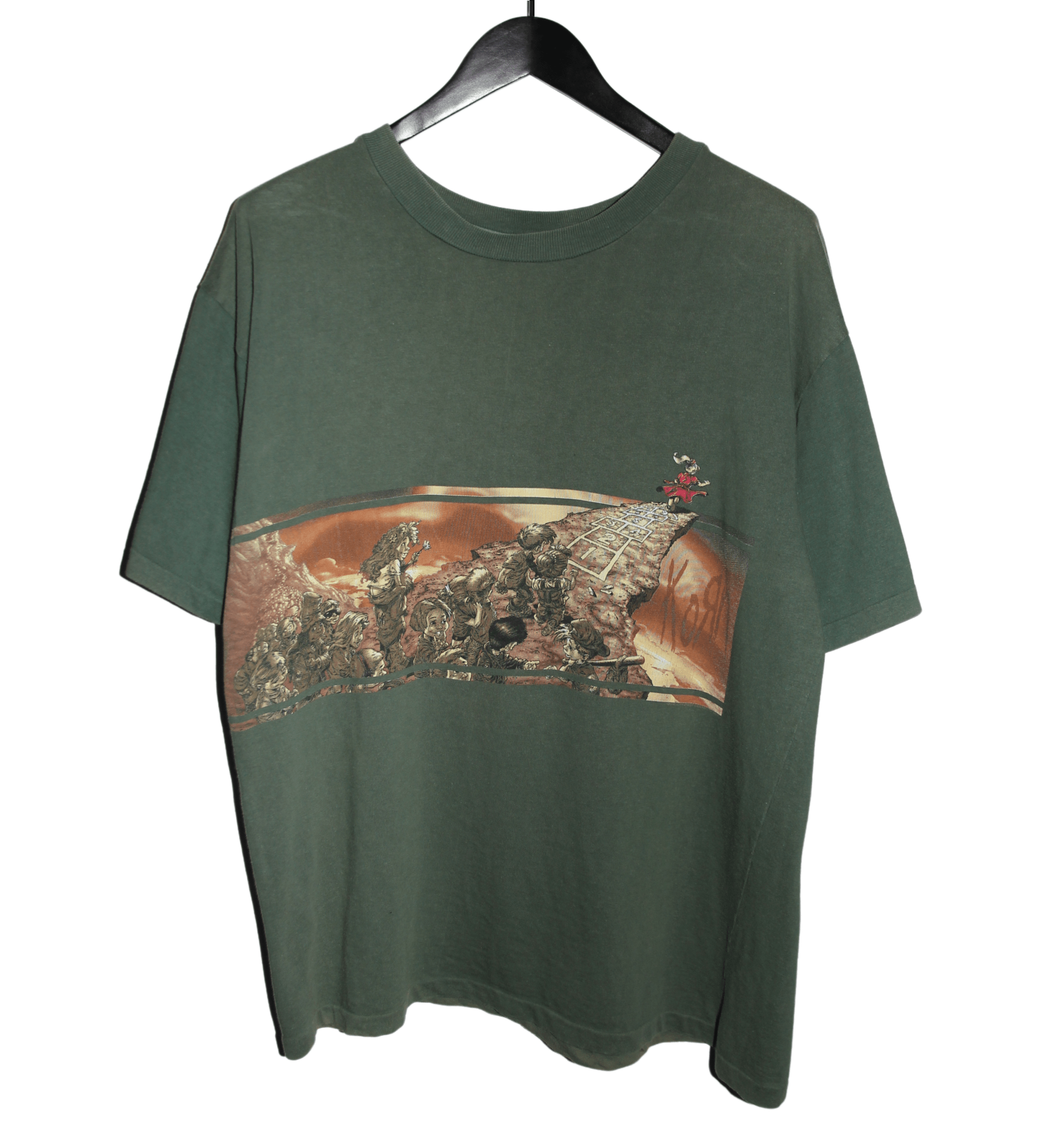 Korn 1998 Follow The Leader Tour Shirt - Faded AU