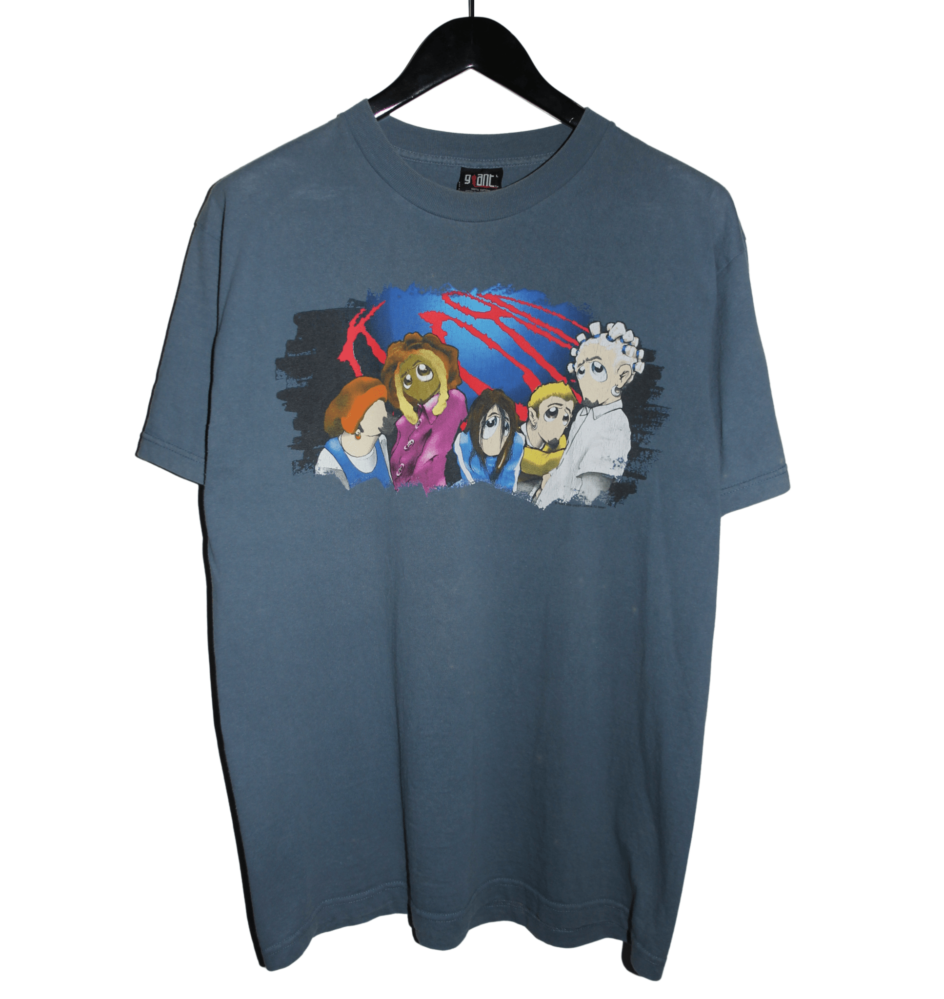 Korn 1999 Anime Shirt - Faded AU