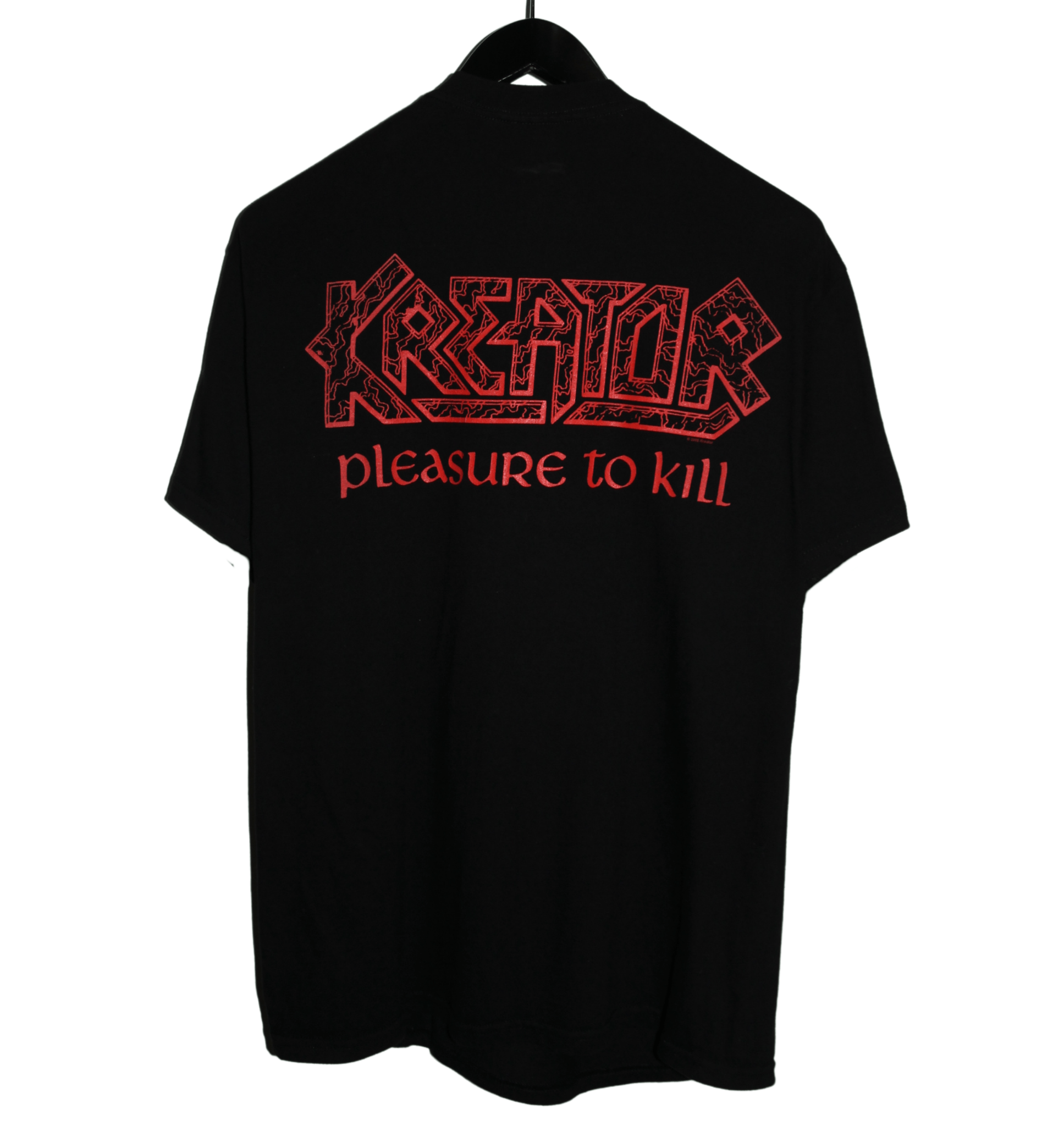 Kreator 2002 Pleasure To Kill Album Shirt - Faded AU