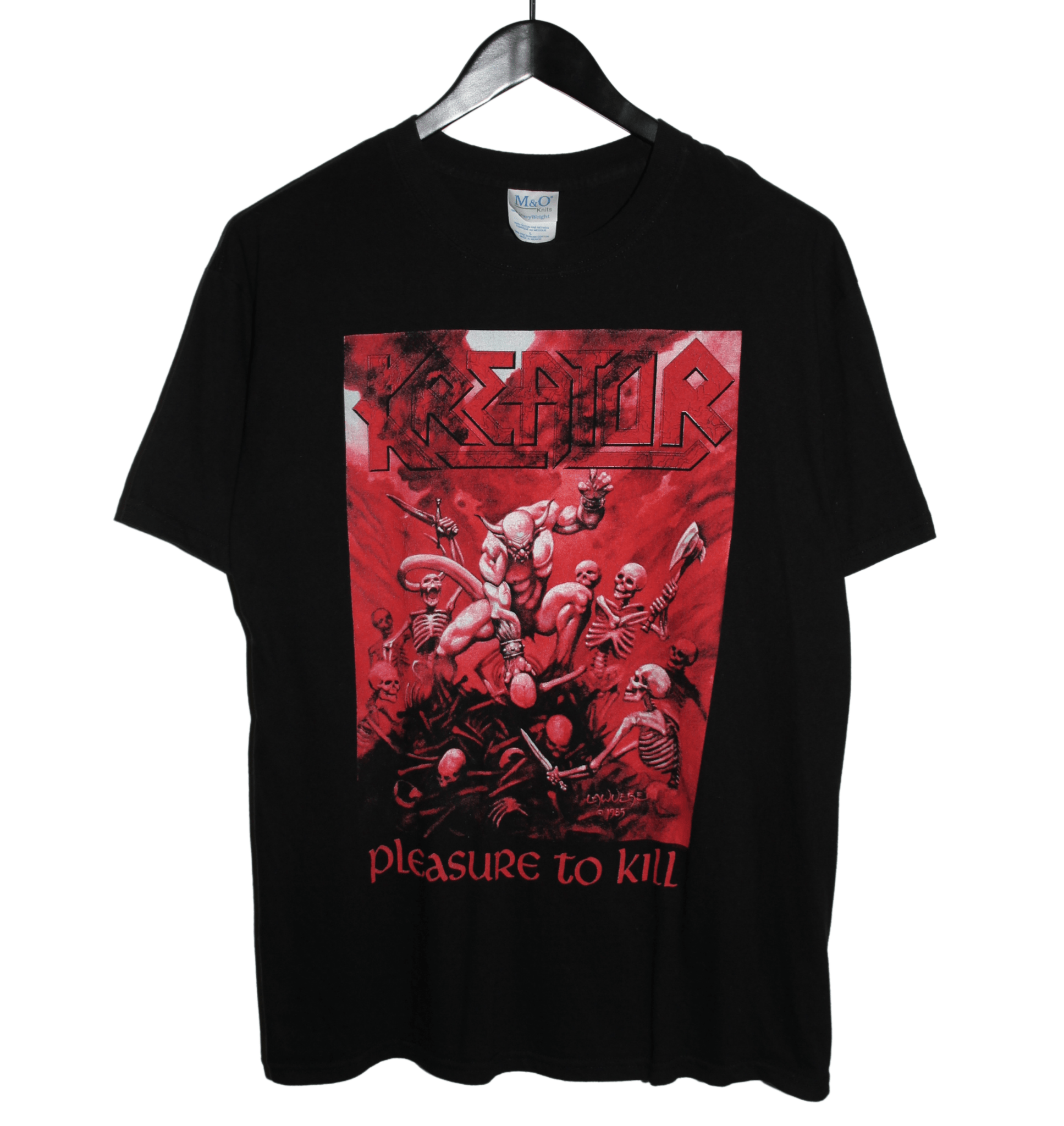 Kreator 2002 Pleasure To Kill Album Shirt - Faded AU