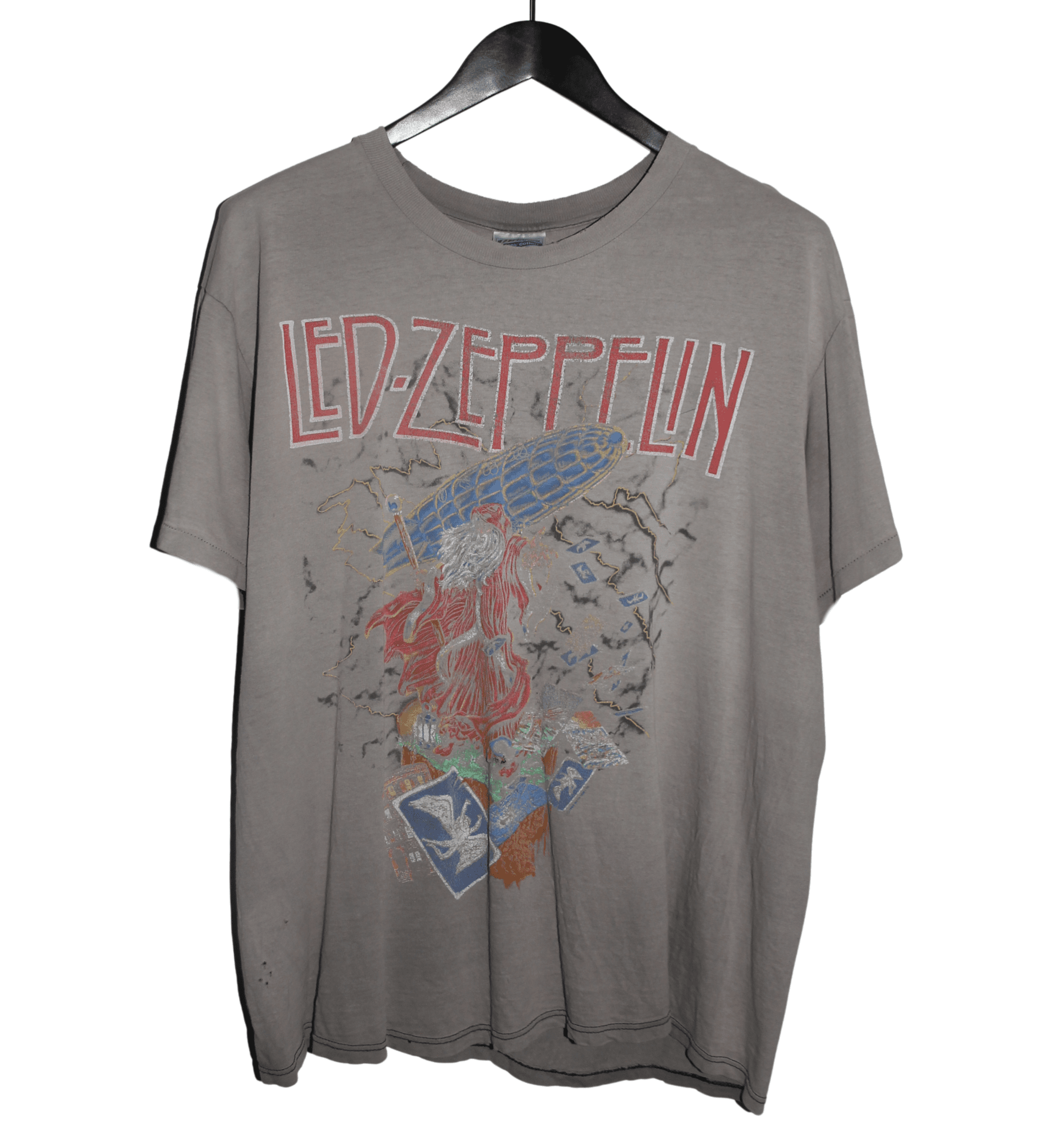 Led Zeppelin 1989 Zoso Shirt - Faded AU