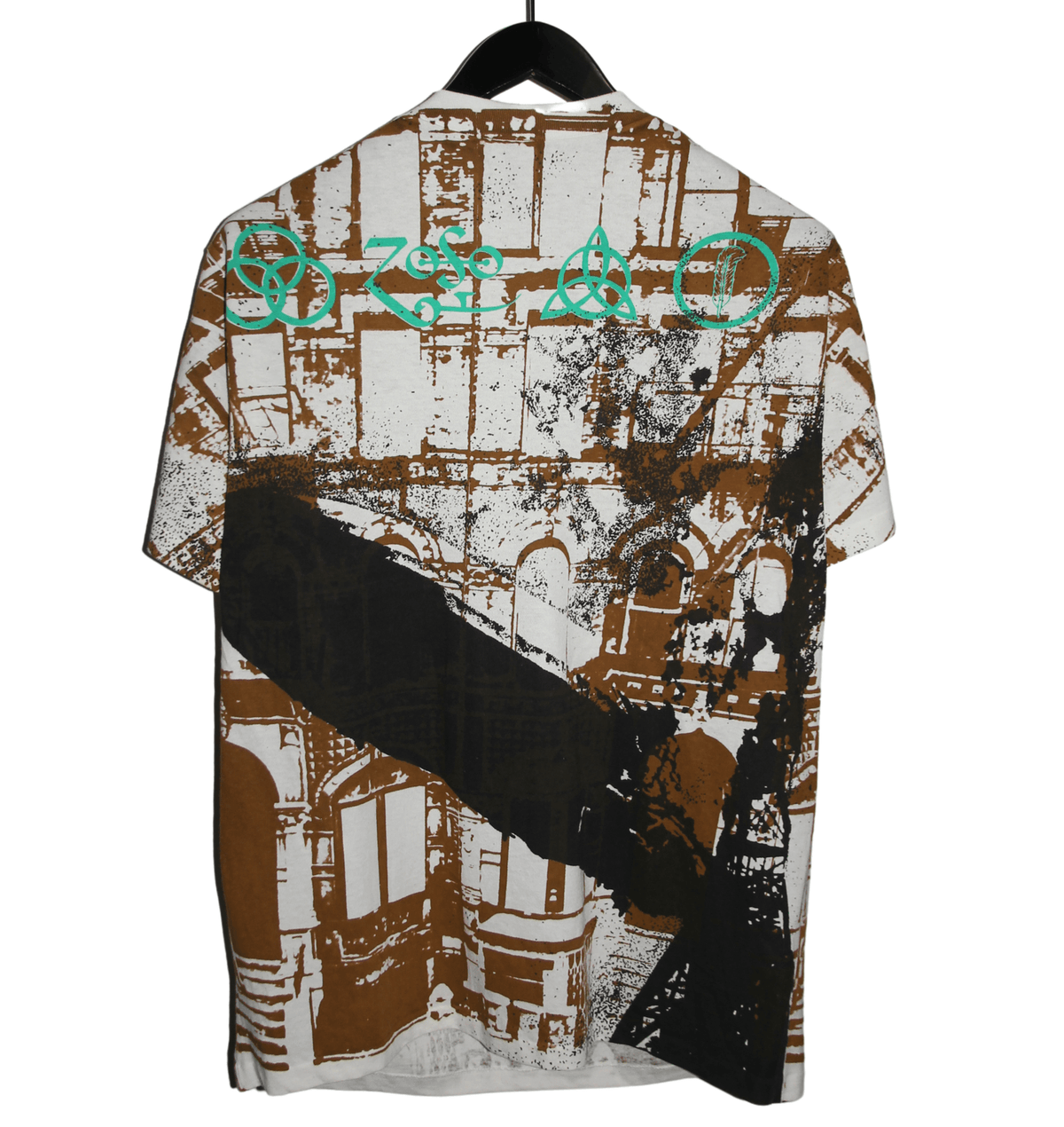 Led Zeppelin 90's Zoso All Over Print Shirt - Faded AU