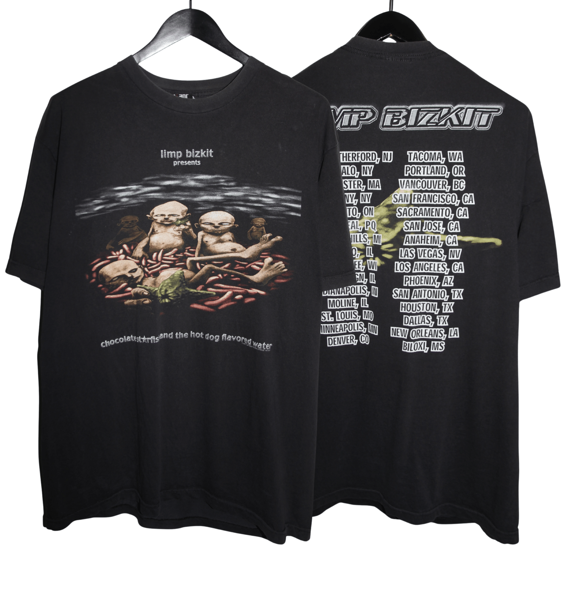 Limp Bizkit 2000 Chocolate Starfish Album Shirt - Faded AU