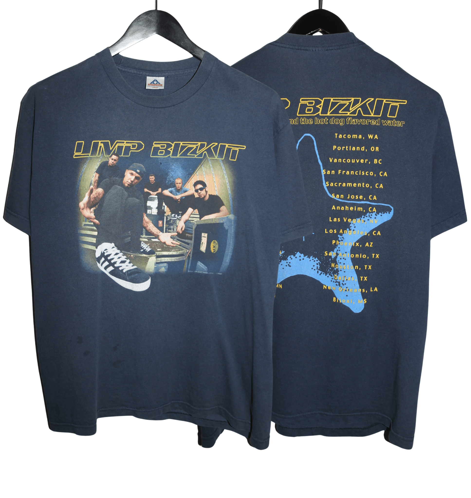 Limp Bizkit 2000 Chocolate Starfish Tour Shirt - Faded AU