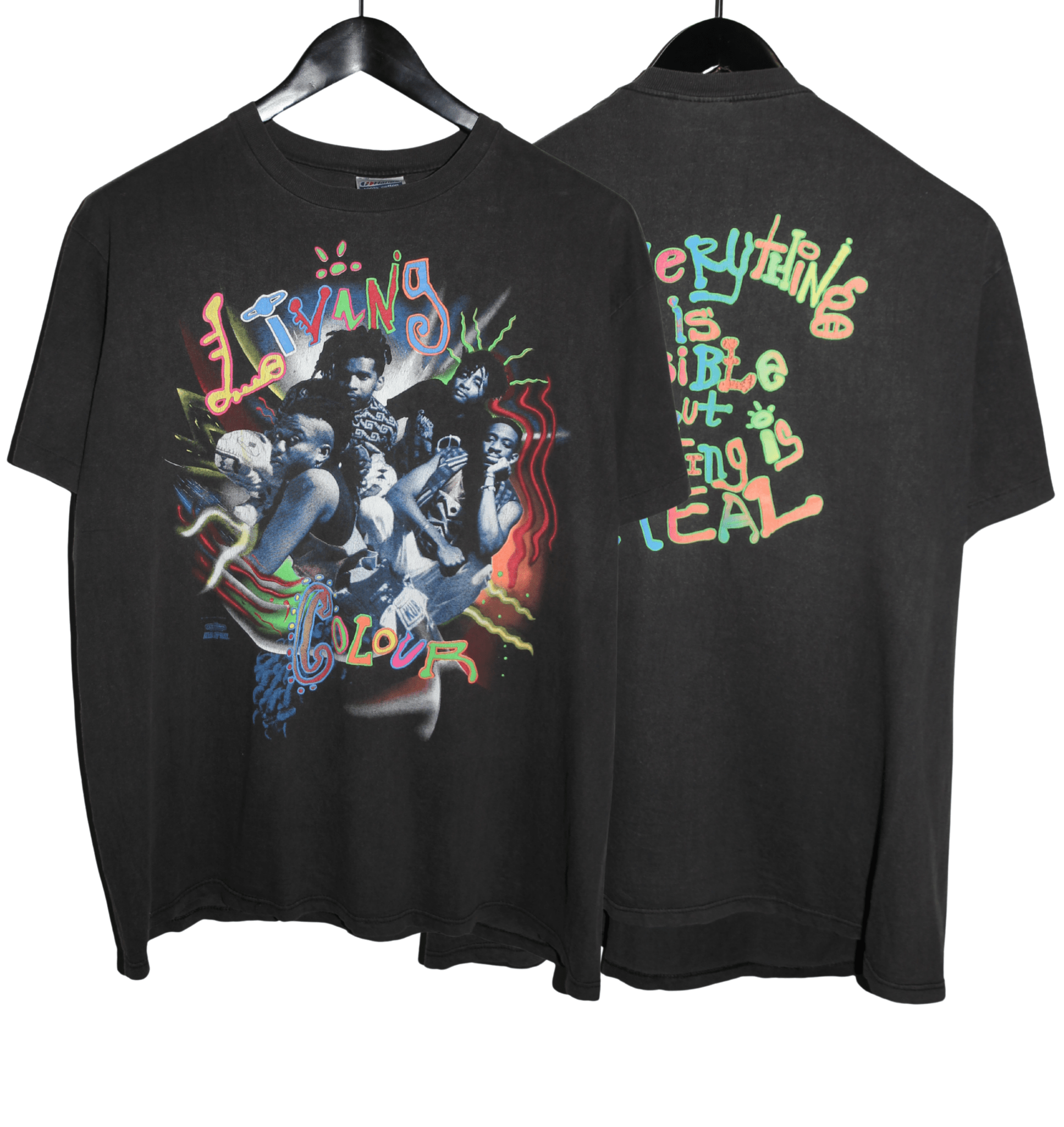 Living Colour 1993 Everything Is Possible Shirt - Faded AU