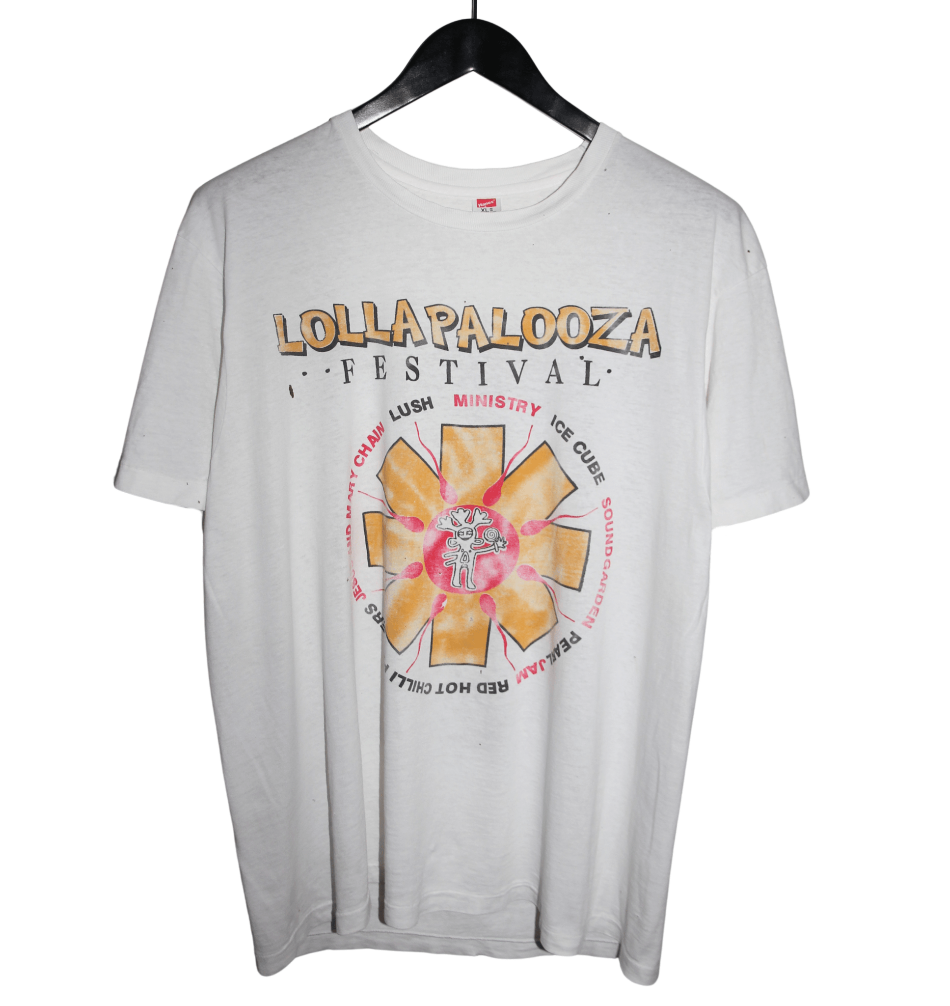 Lollapolooza 1992 Red Hot Chili Peppers Festival Shirt - Faded AU