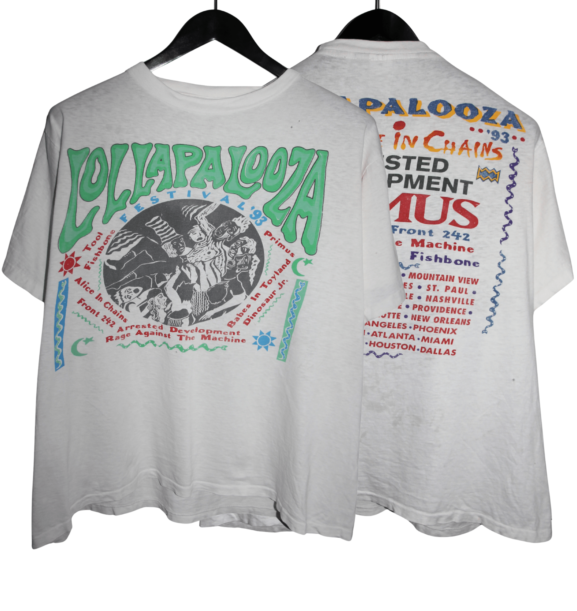 Lollapolooza 1993 Festival Shirt - Faded AU