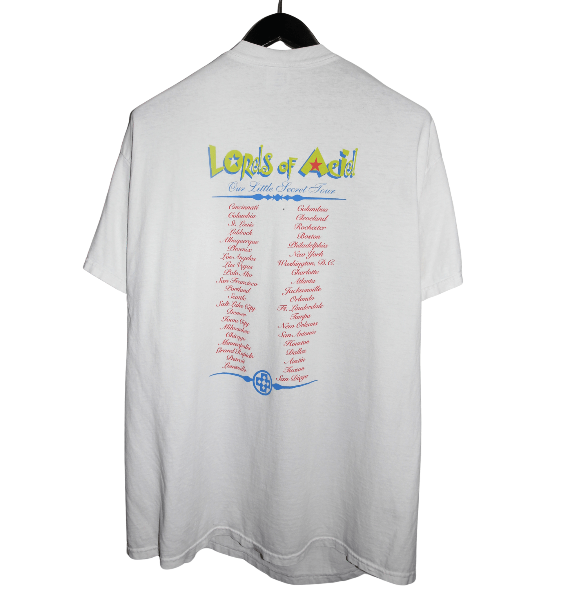 Lords of Acid 1997 Our Little Secret Tour Shirt - Faded AU