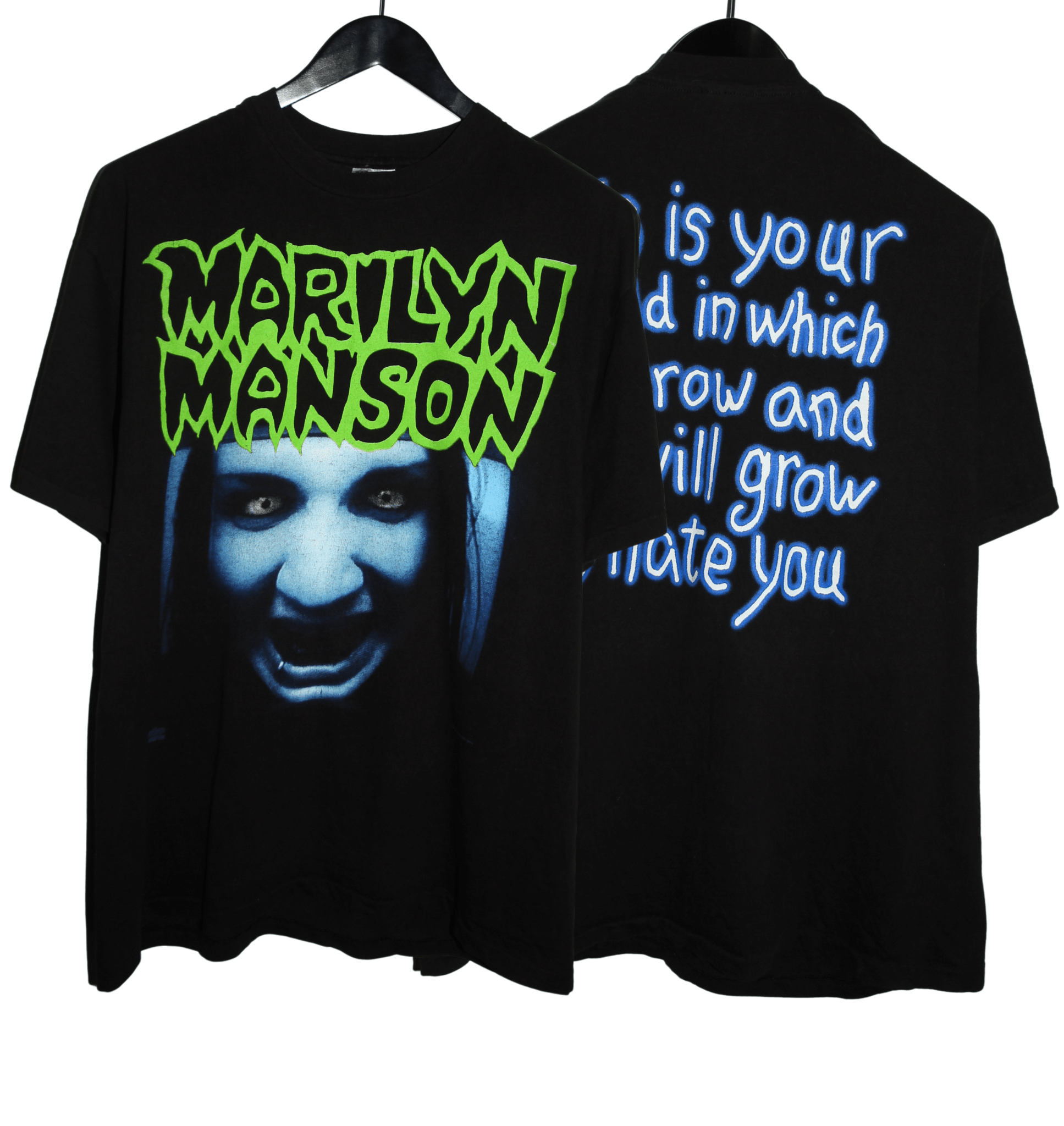 Marilyn Manson 1994 This Is Your World Shirt - Faded AU