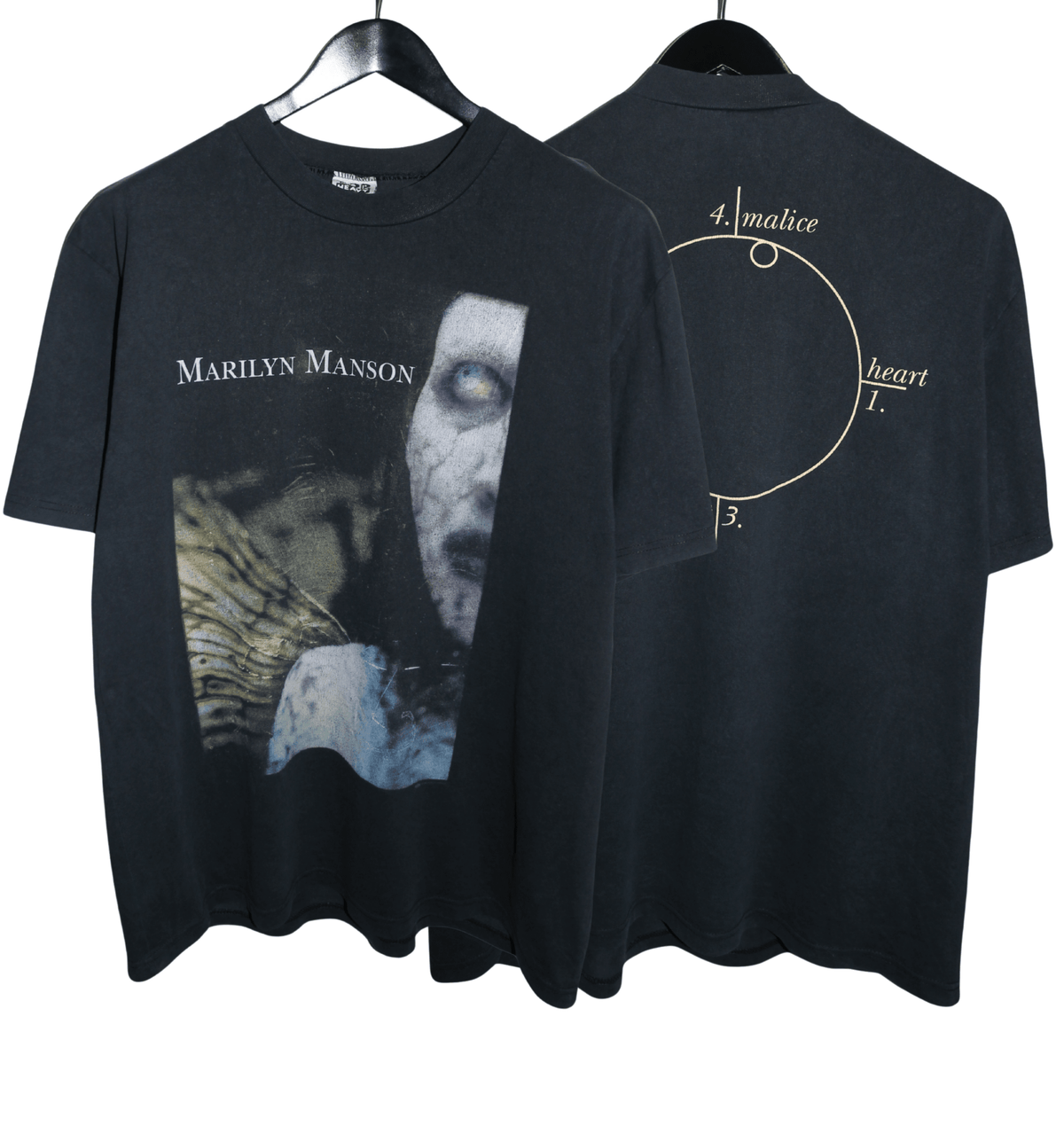 Marilyn Manson 1996 Antichrist Superstar Shirt - Faded AU