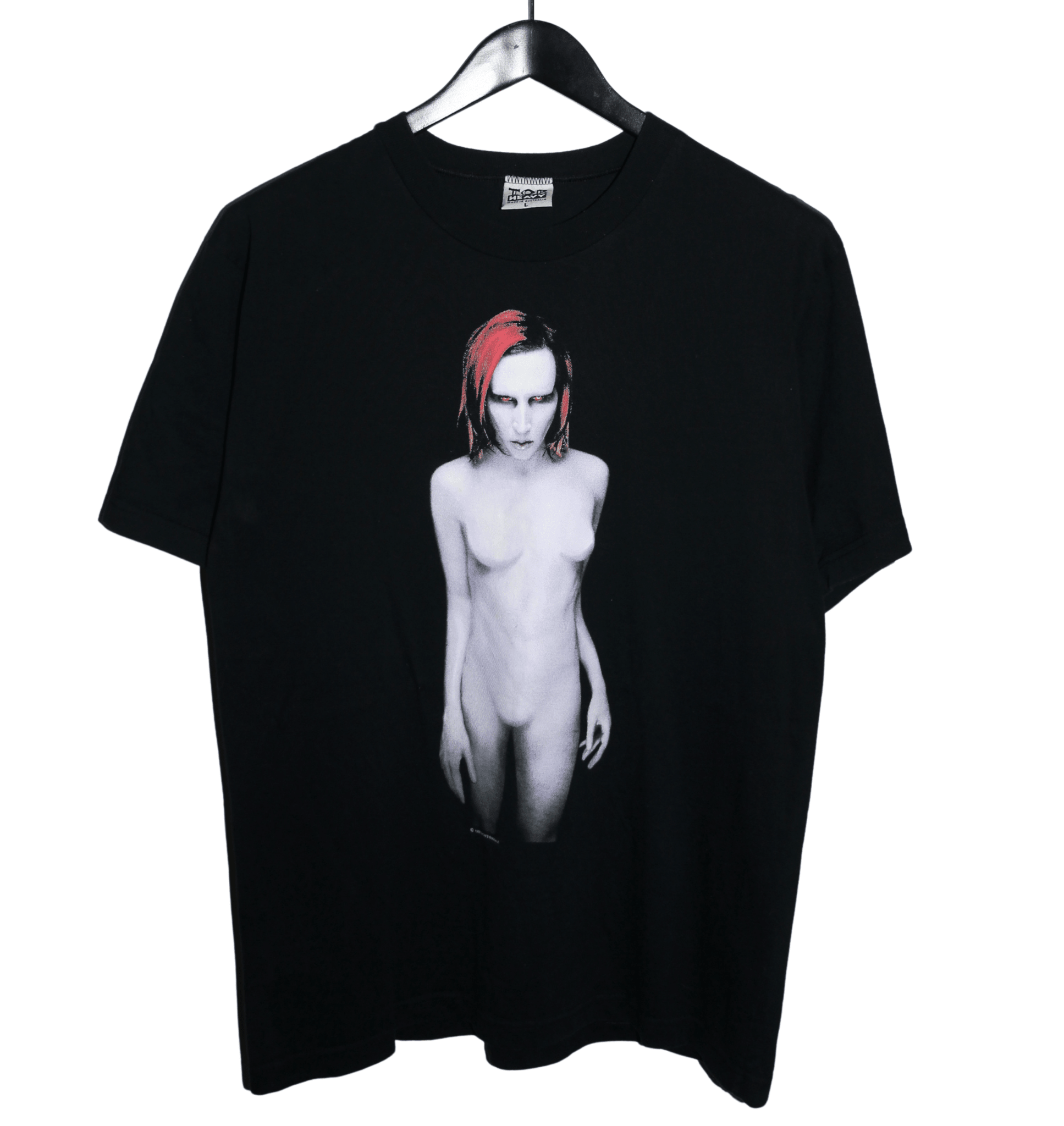 Marilyn Manson 1998 Mechanical Animals Shirt - Faded AU