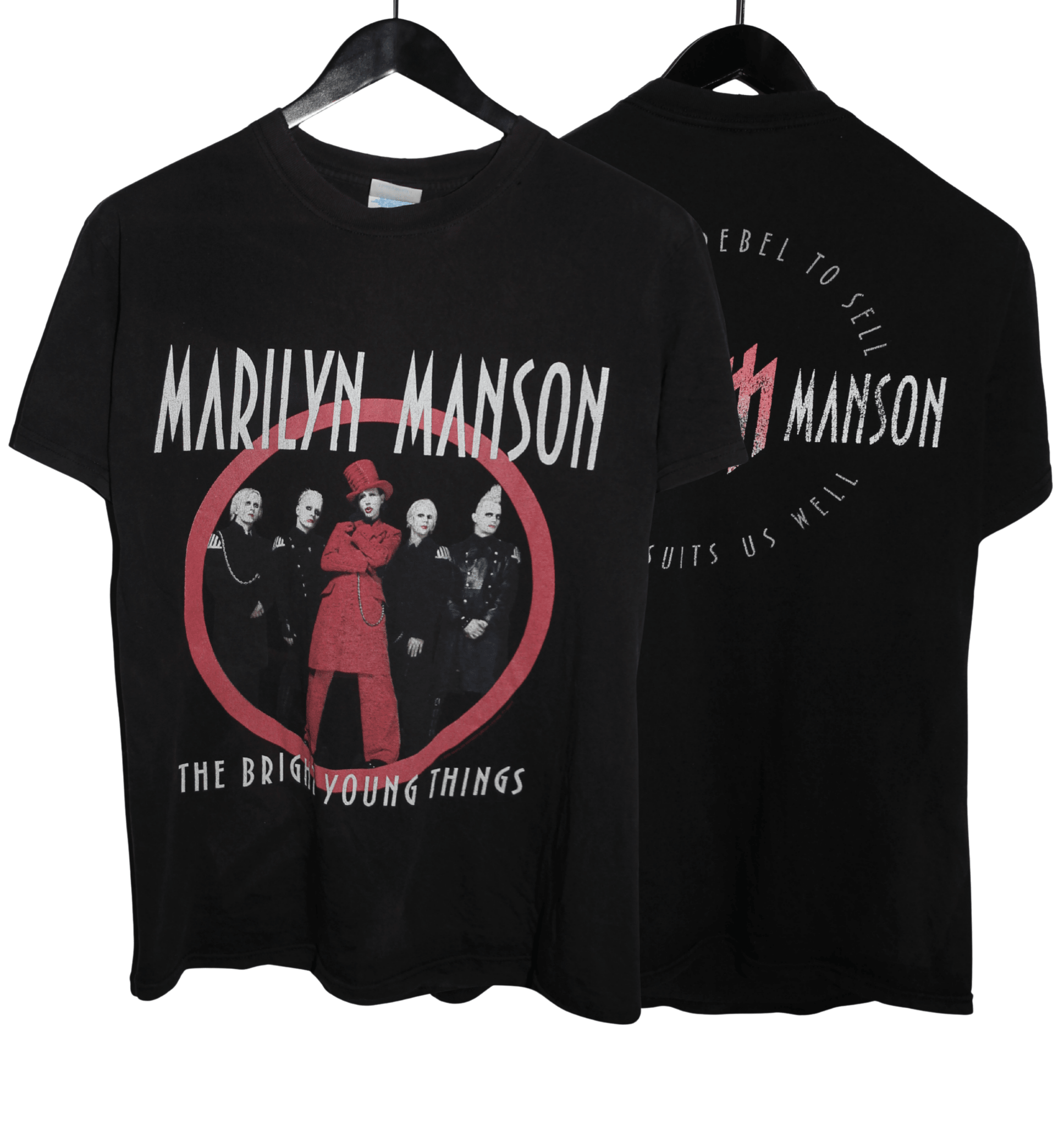 Marilyn Manson 2003 The Bright Young Things Shirt - Faded AU