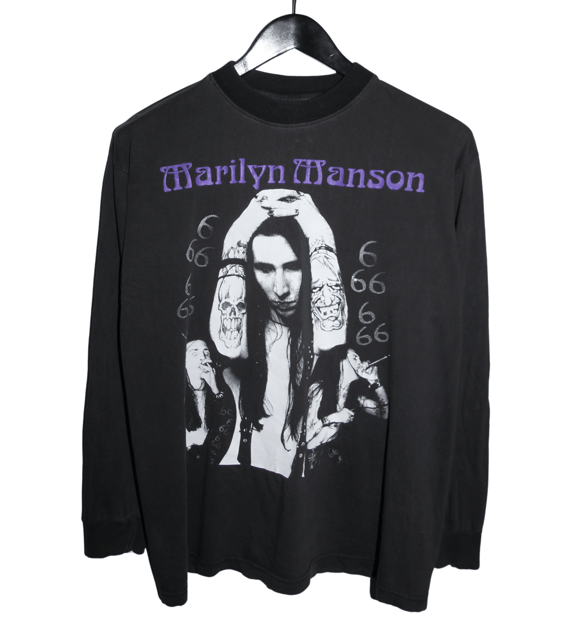 Marilyn Manson 90's European Long Sleeve - Faded AU