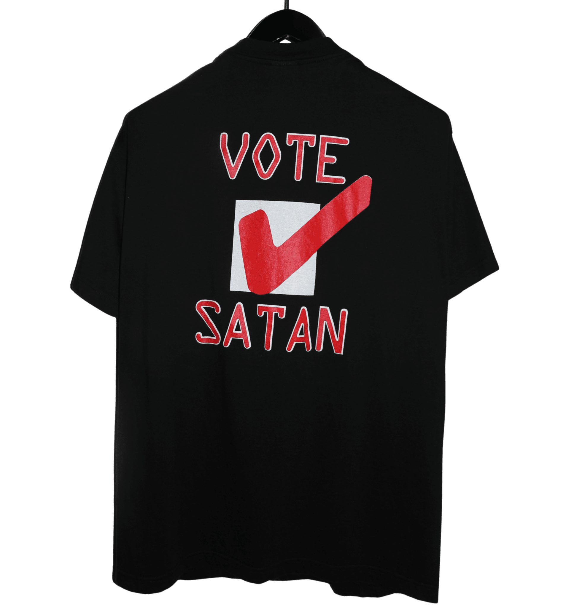 Marilyn Manson 90's Vote Satan Shirt - Faded AU