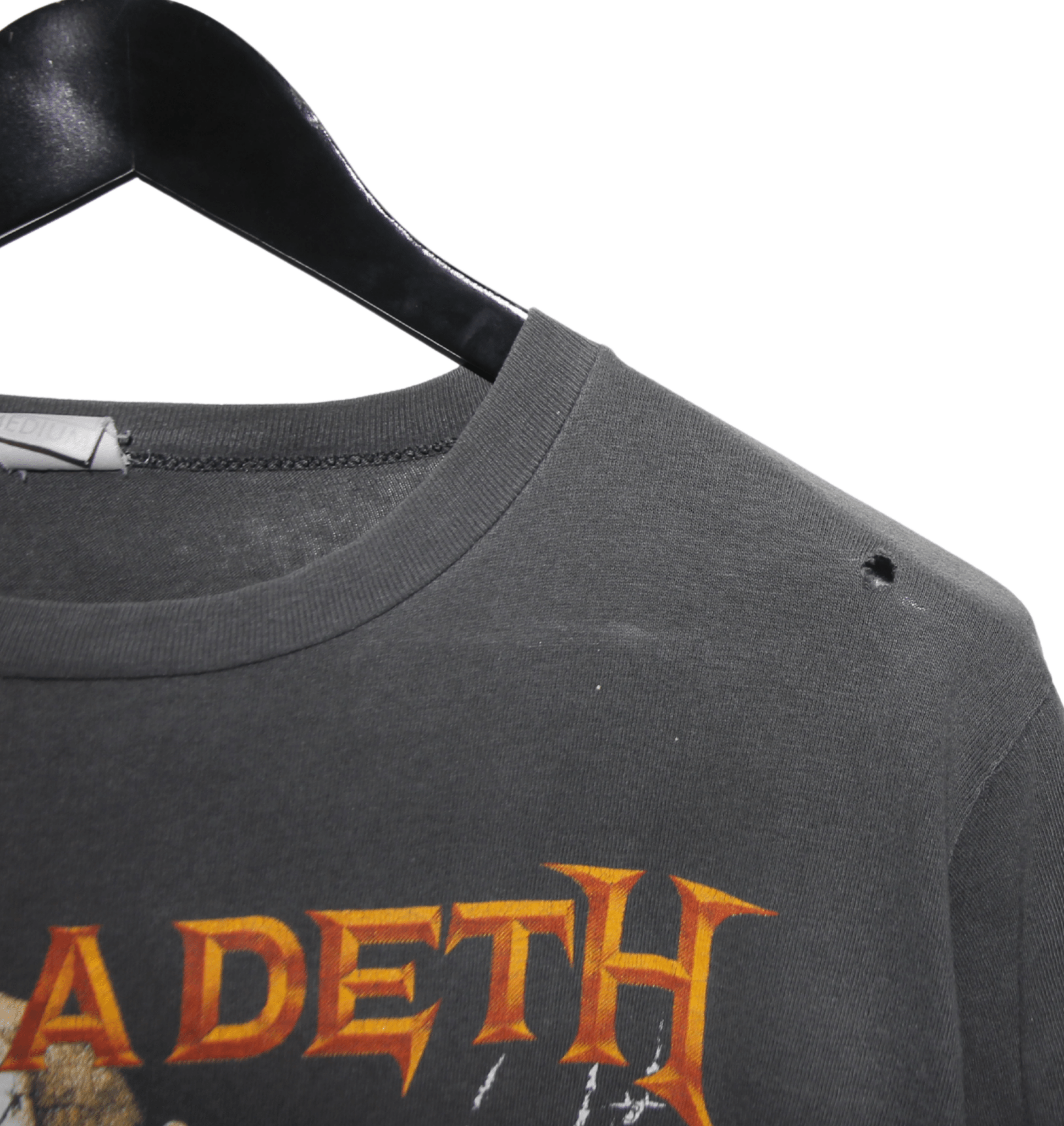 Megadeth 1987 Wake Up Dead Tour Shirt - Faded AU