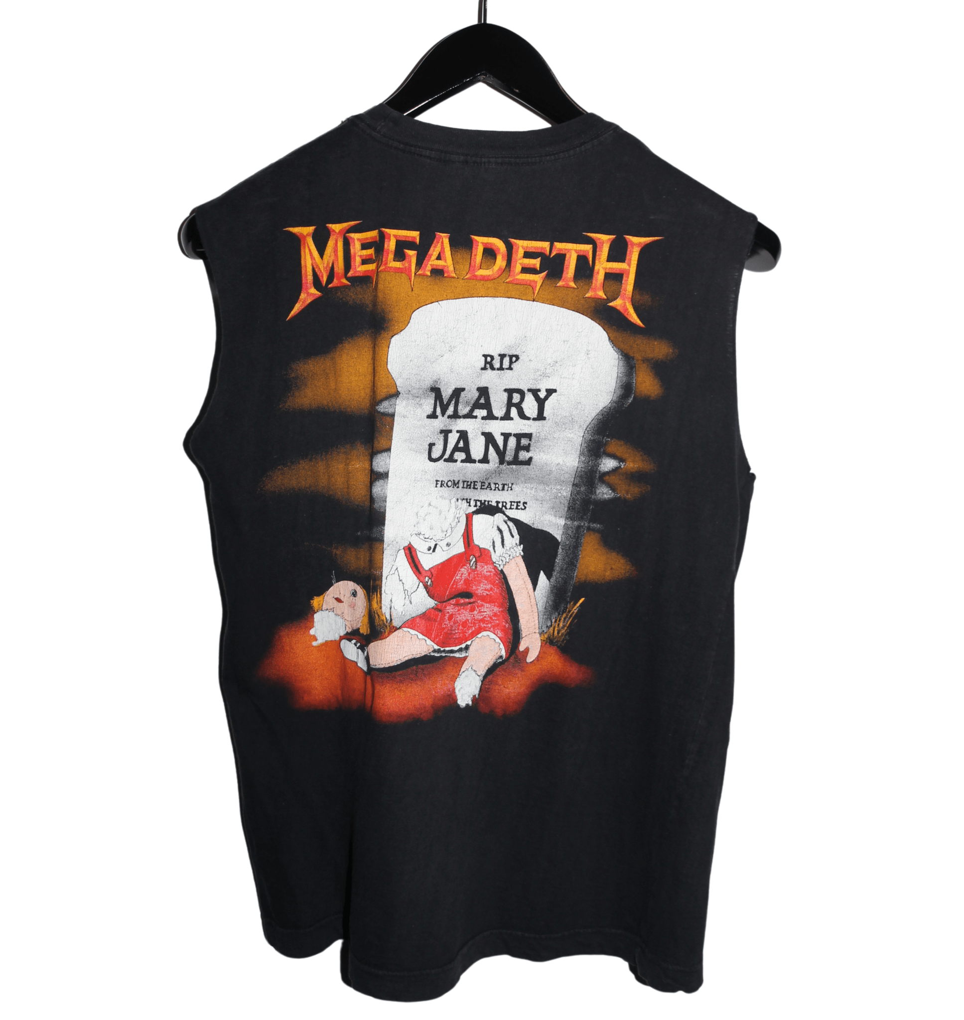 Megadeth 1988 RIP Mary Jane Sleeveless Shirt - Faded AU