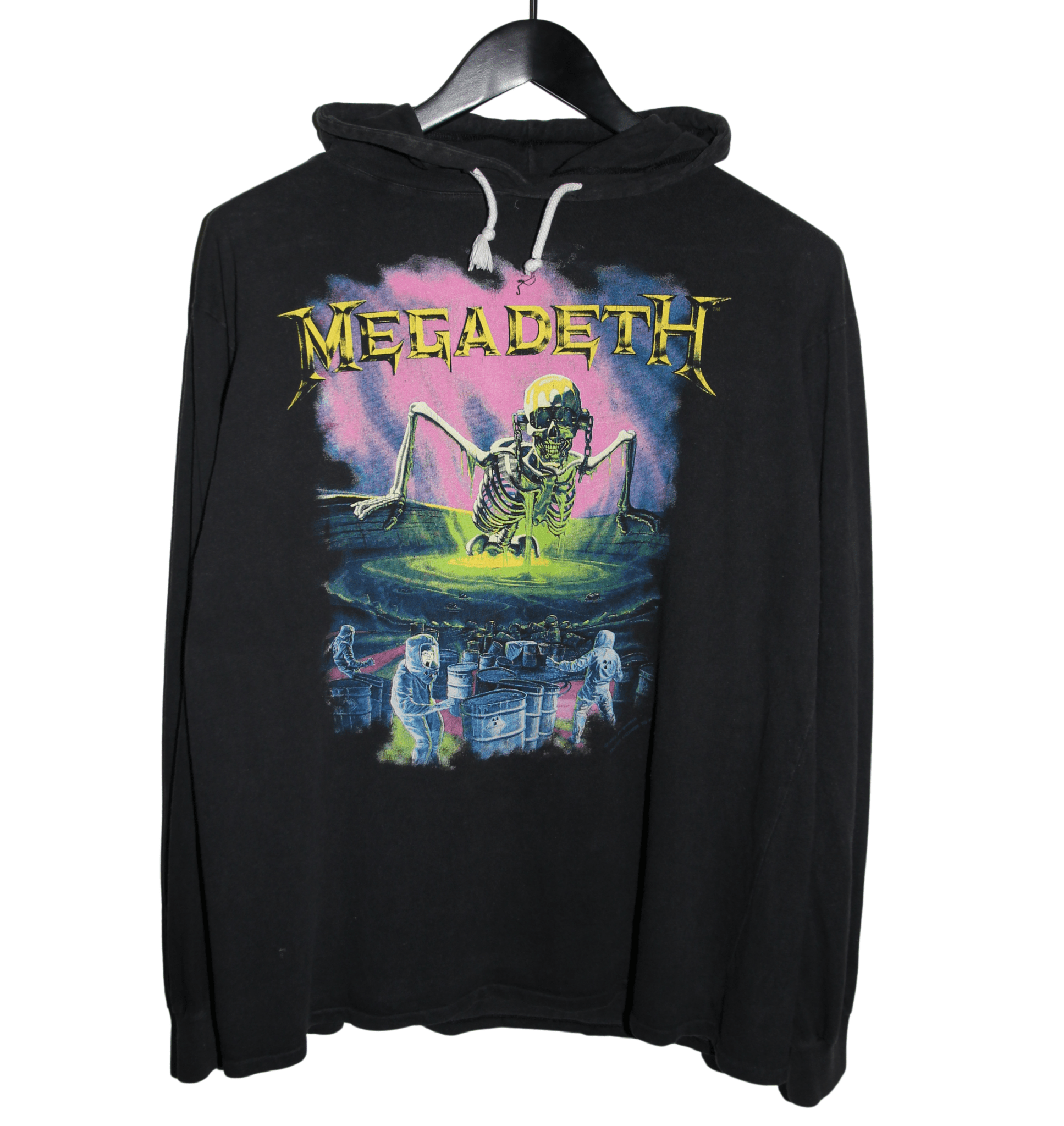 Megadeth 1989 Contaminated Hoodie - Faded AU