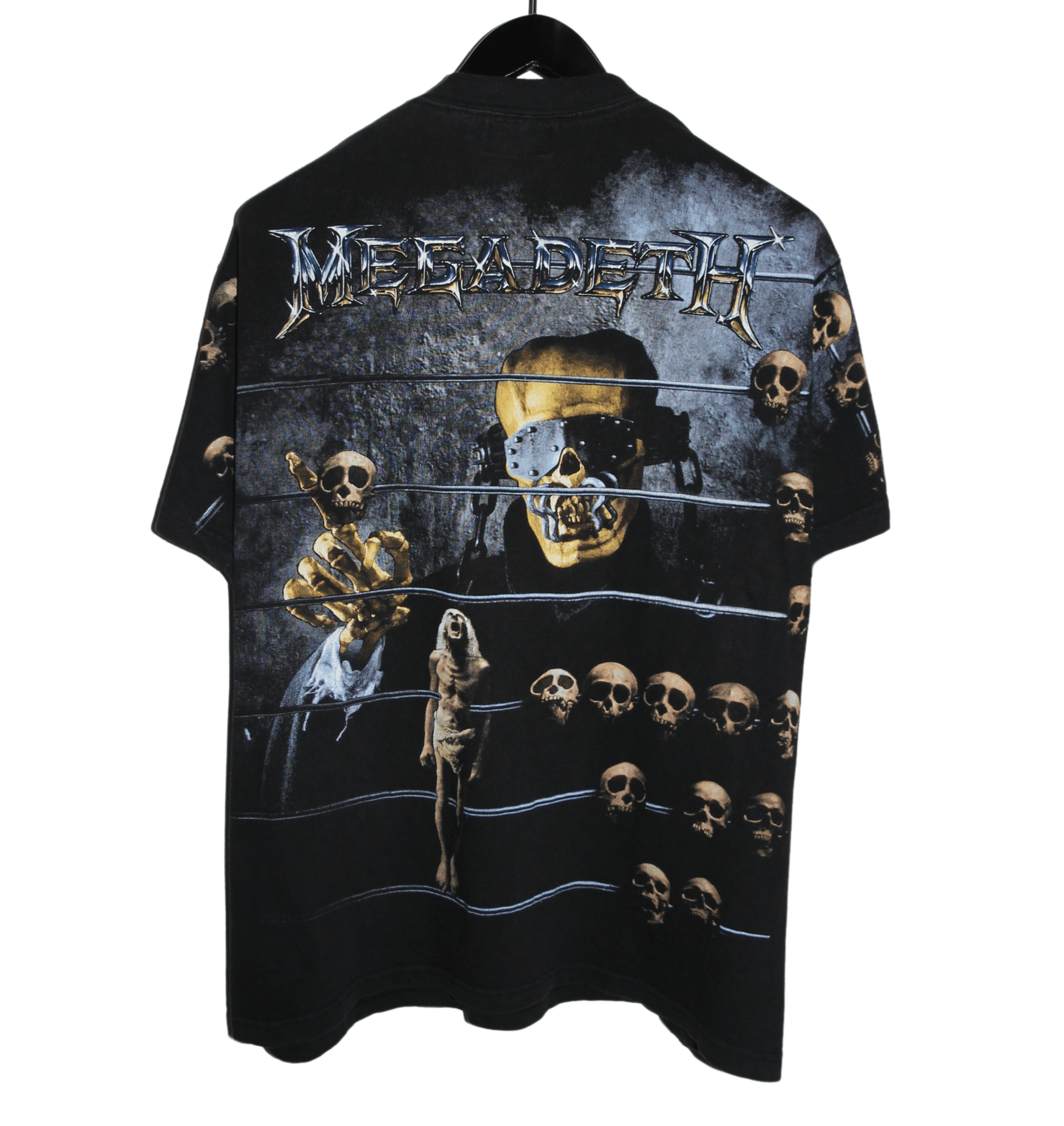 Megadeth 1992 Countdown to Extinction All Over Print Album Shirt - Faded AU