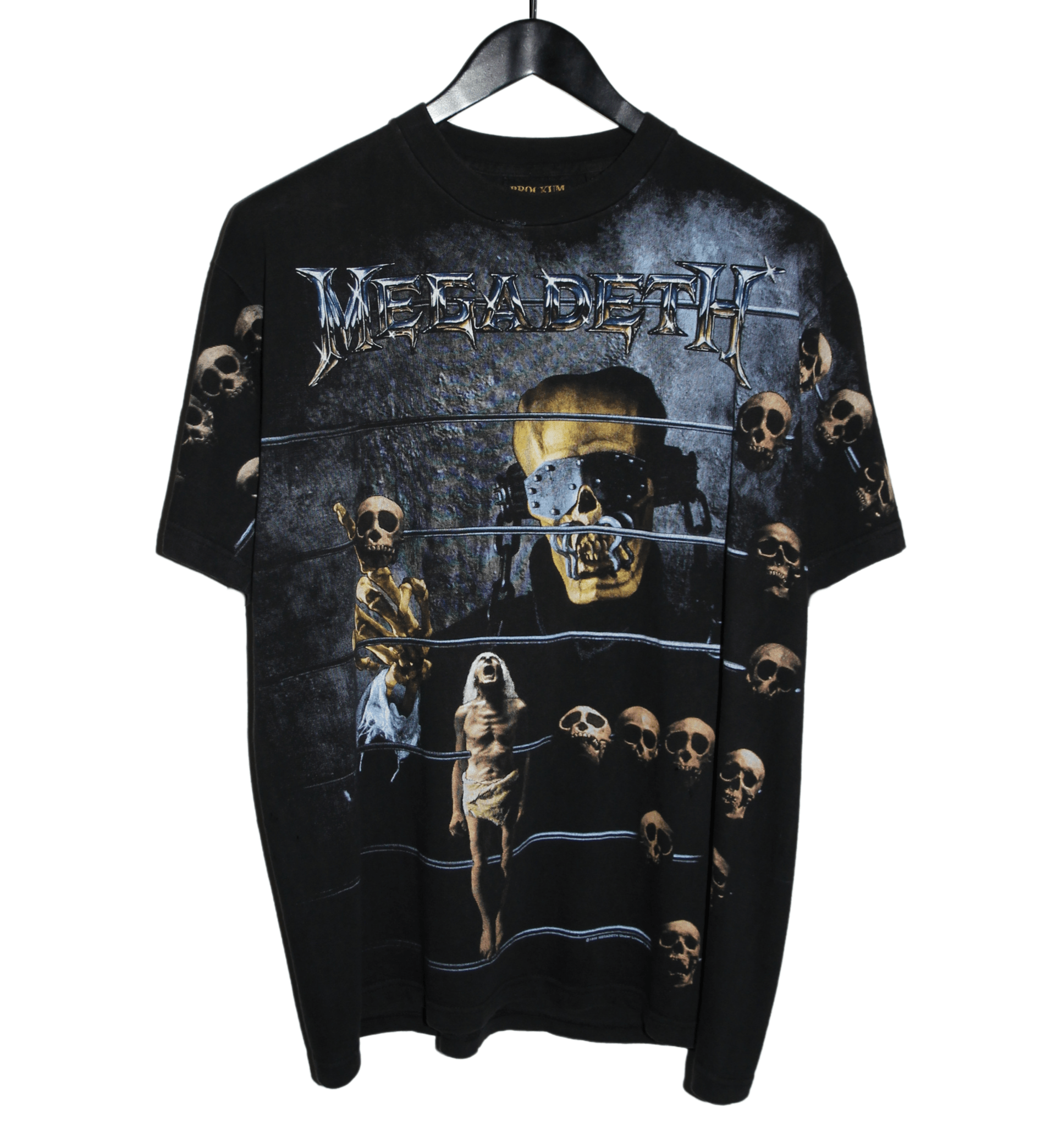 Megadeth 1992 Countdown to Extinction All Over Print Album Shirt - Faded AU