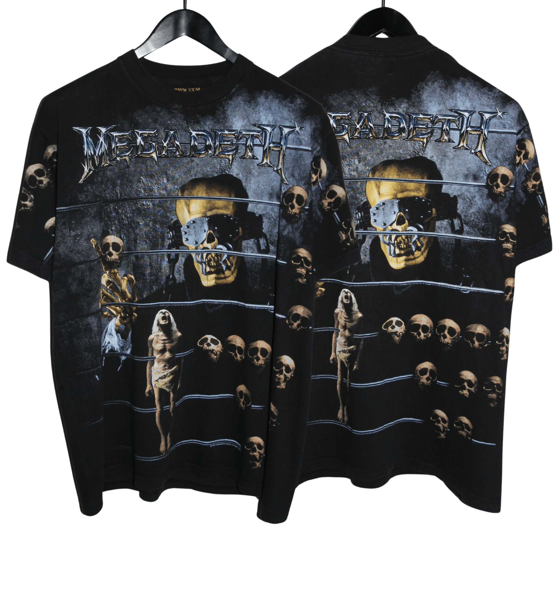 Megadeth 1992 Countdown to Extinction All Over Print Album Shirt - Faded AU