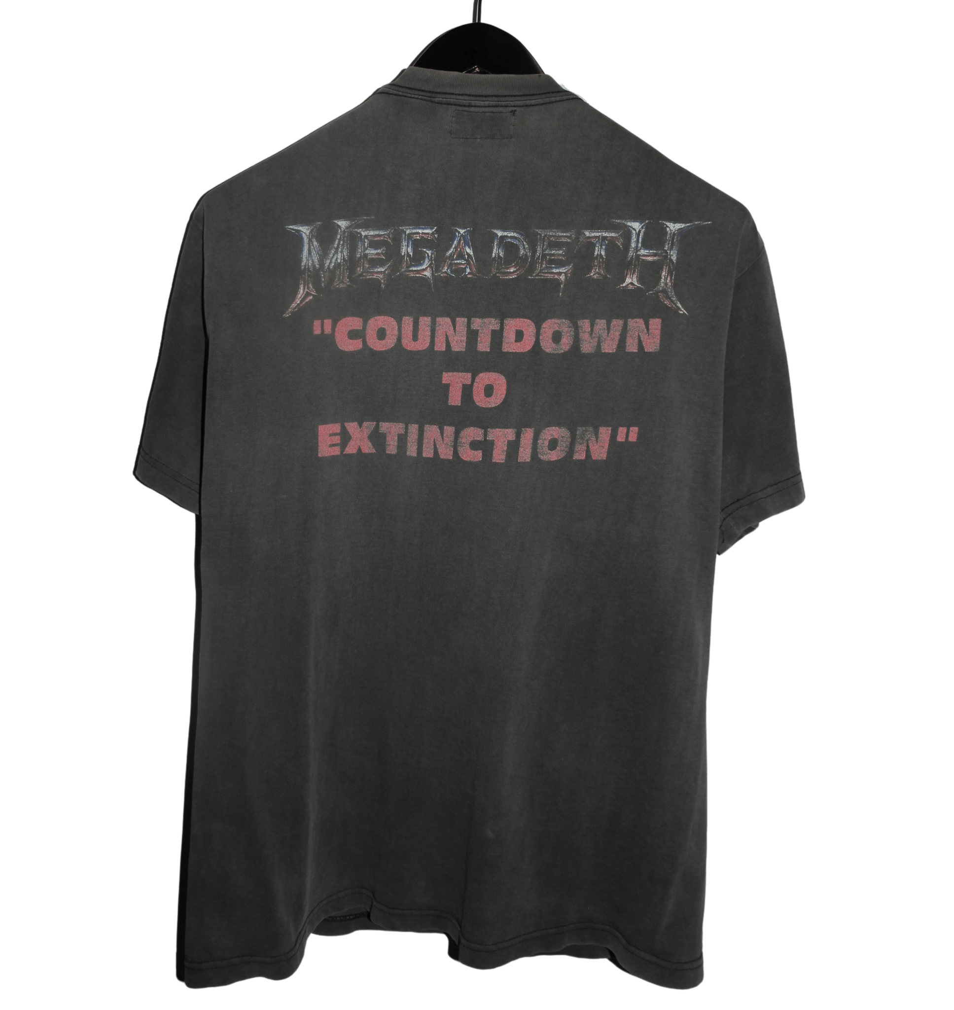 Megadeth 1993 Countdown To Extinction Shirt - Faded AU