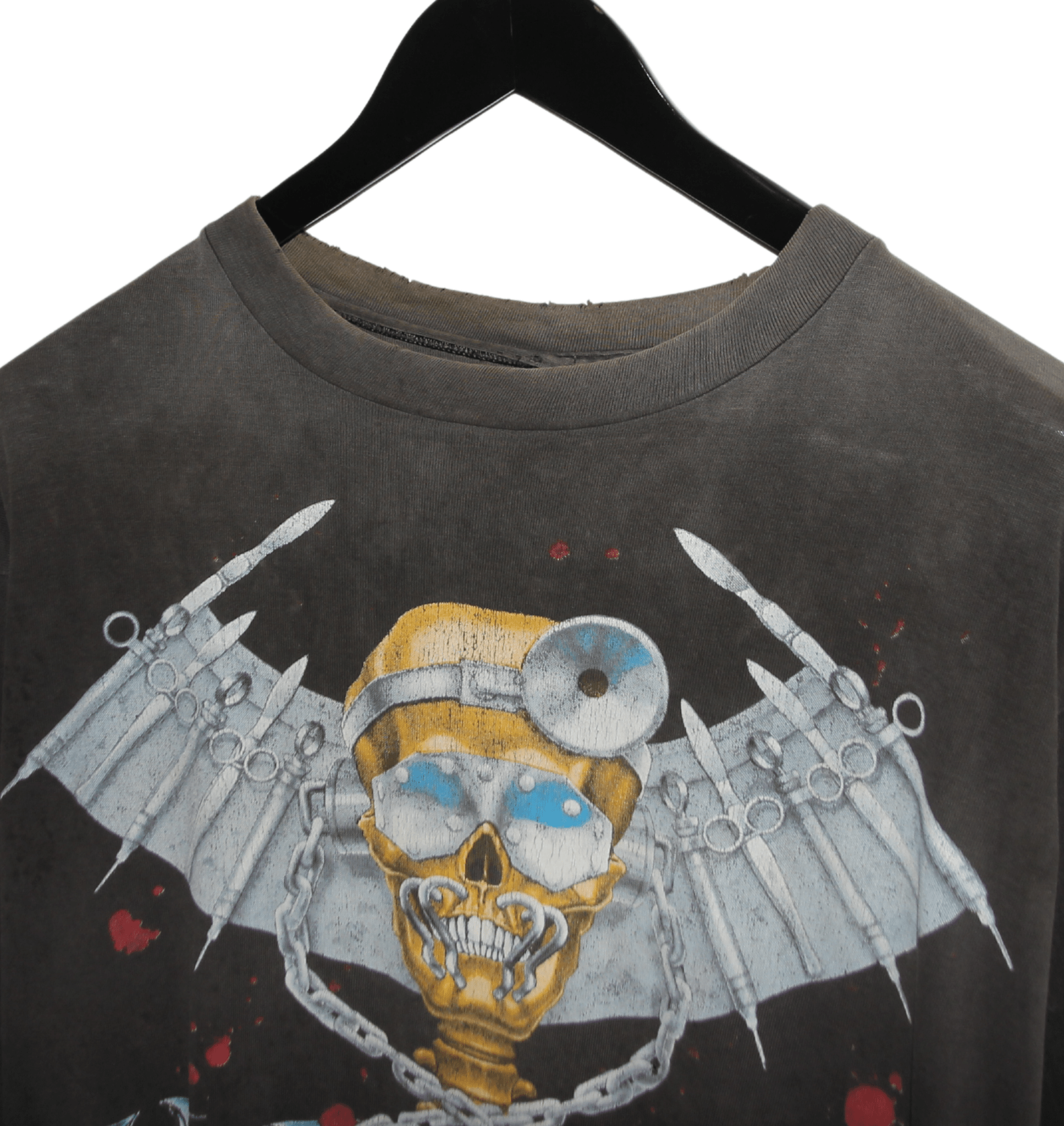 Megadeth 1993 Dr Vic Is In Long Sleeve - Faded AU