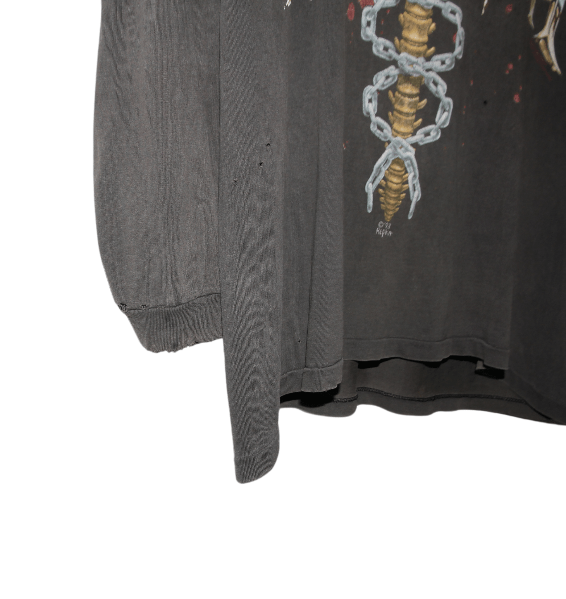 Megadeth 1993 Dr Vic Is In Long Sleeve - Faded AU