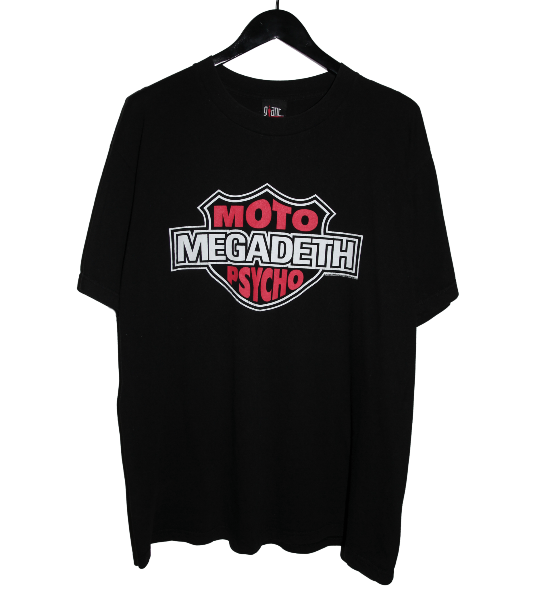 Megadeth 2001 Moto Psycho Shirt - Faded AU