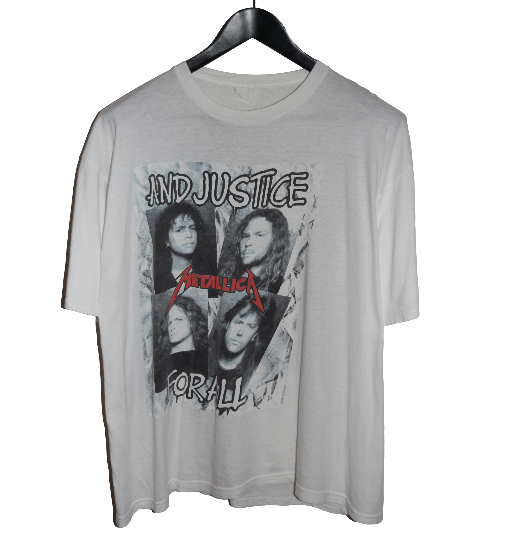 Metallica 1988 And Justice For All Shirt - Faded AU