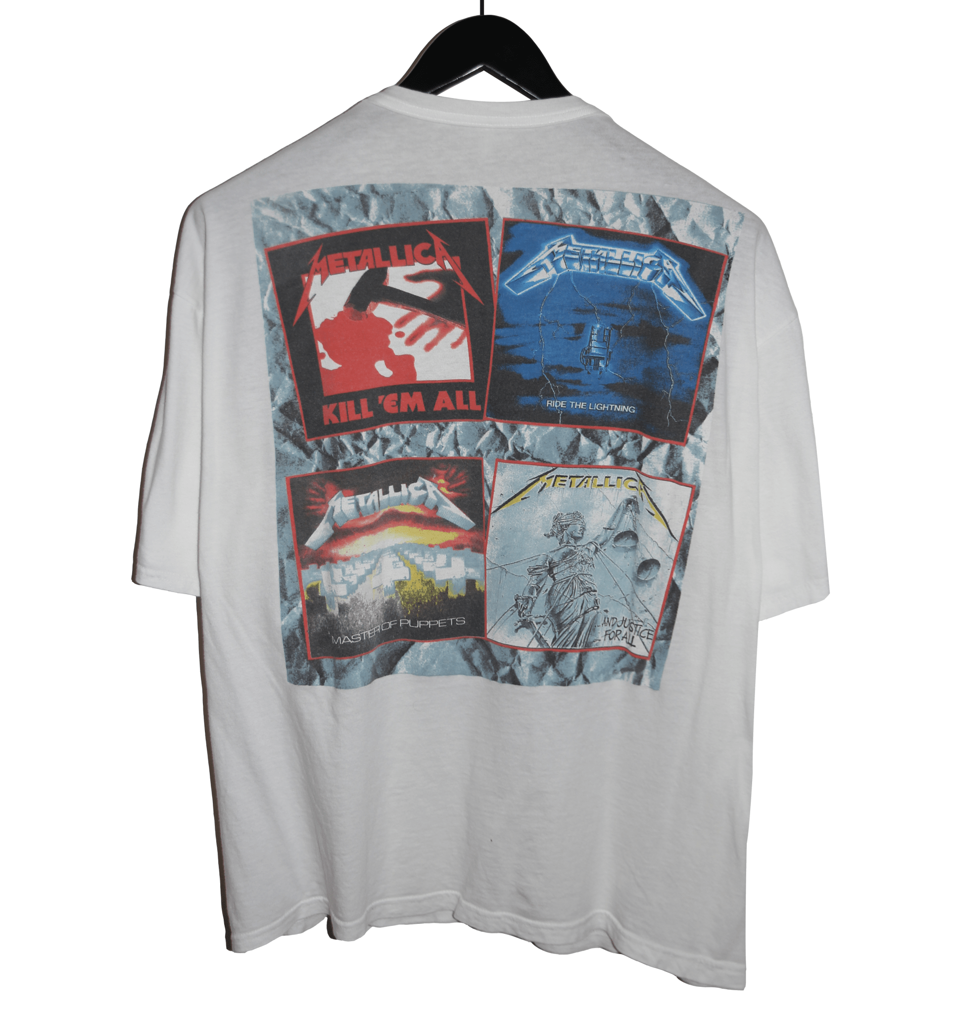 Metallica 1988 And Justice For All Shirt - Faded AU