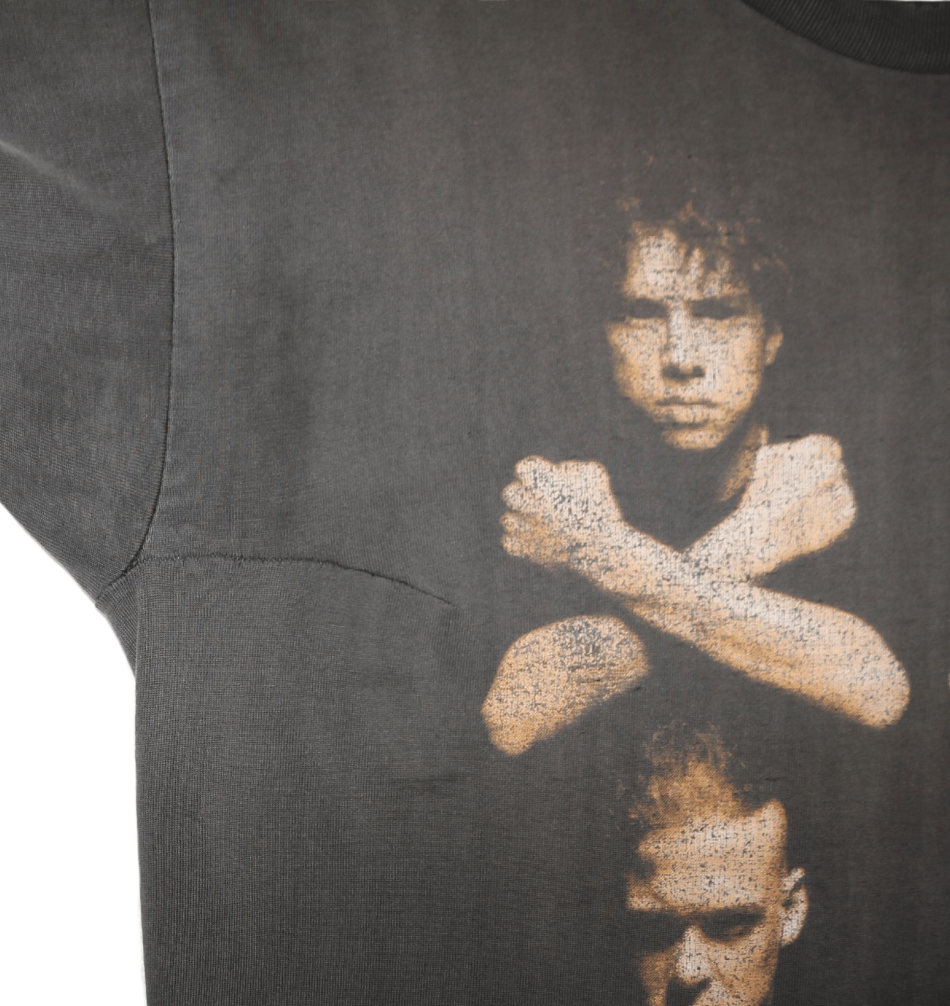 Metallica 1992 Birth School Metallica Death Long Sleeve - Faded AU