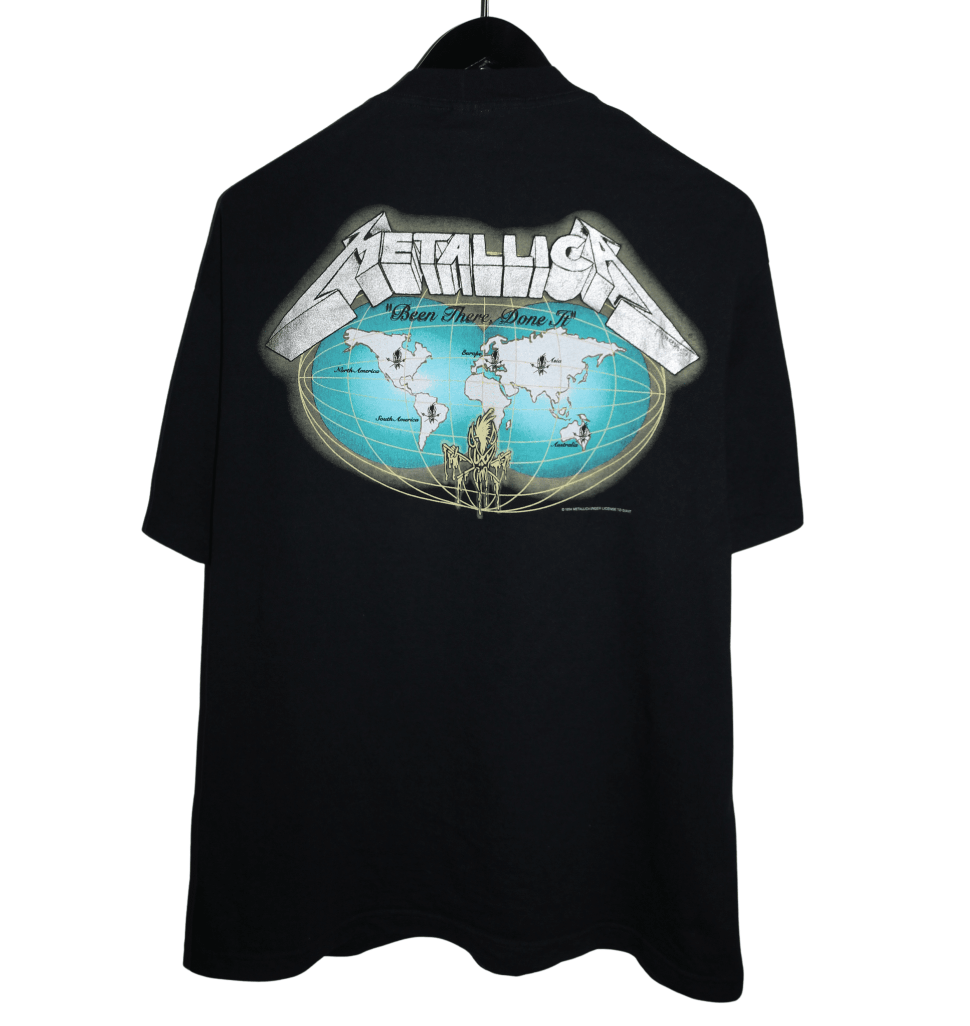 Metallica 1994 Been There Done It Tour Shirt - Faded AU