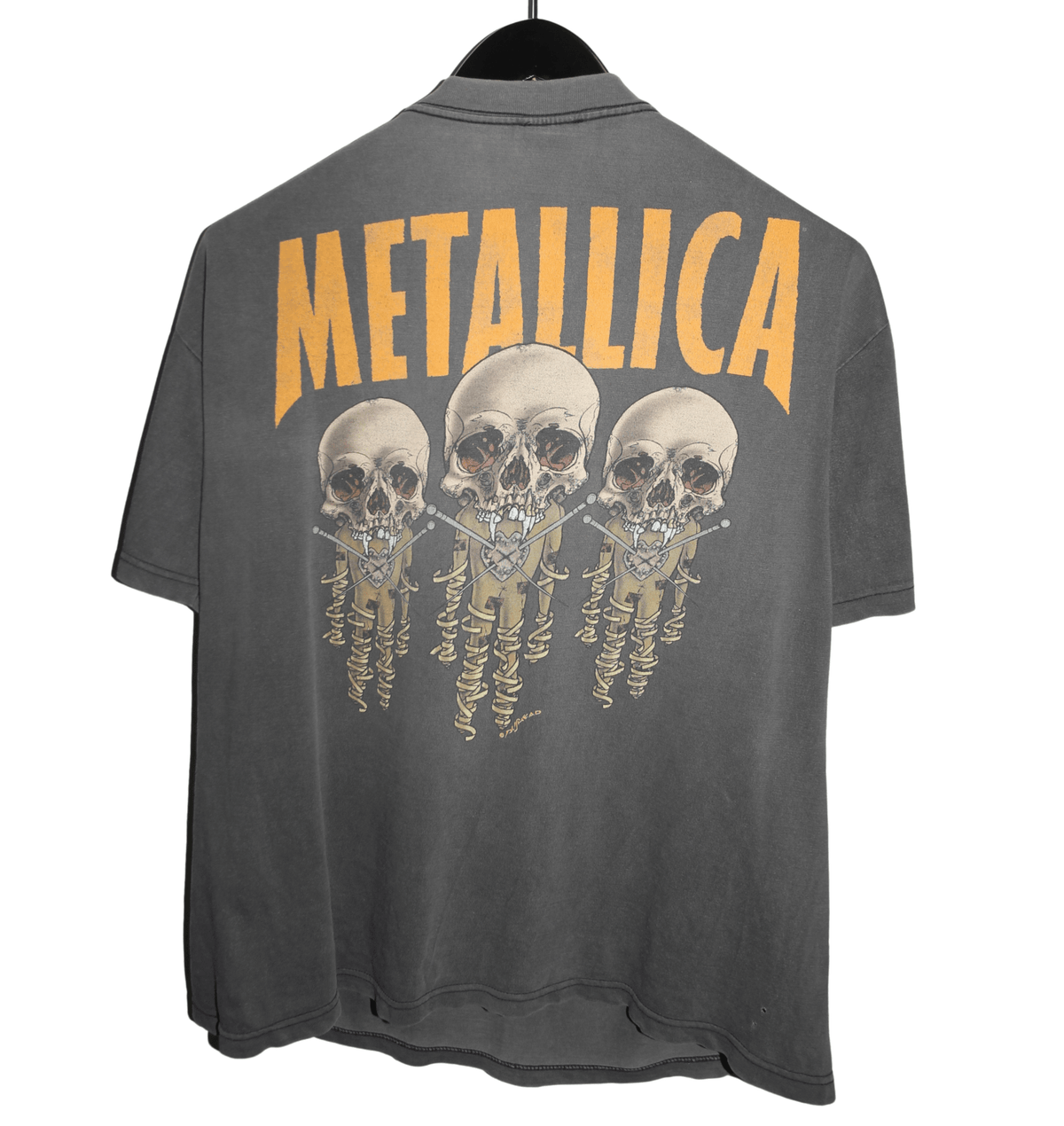 Metallica 1997 Pushead Fixxxer Shirt - Faded AU
