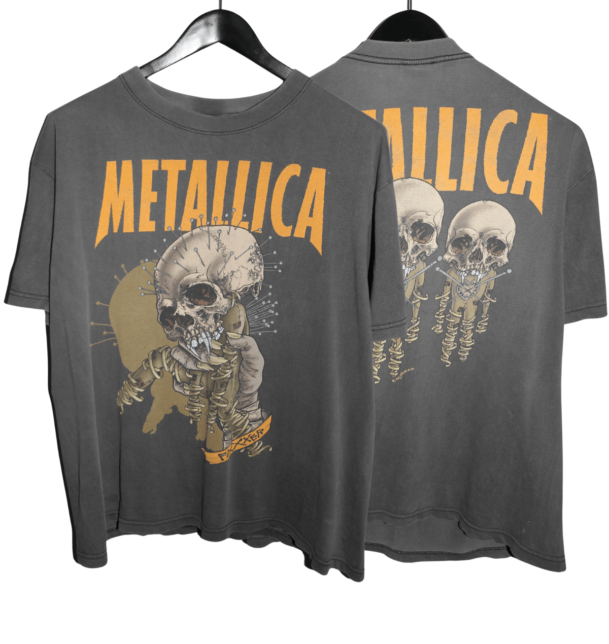 Metallica 1997 Pushead Fixxxer Shirt - Faded AU