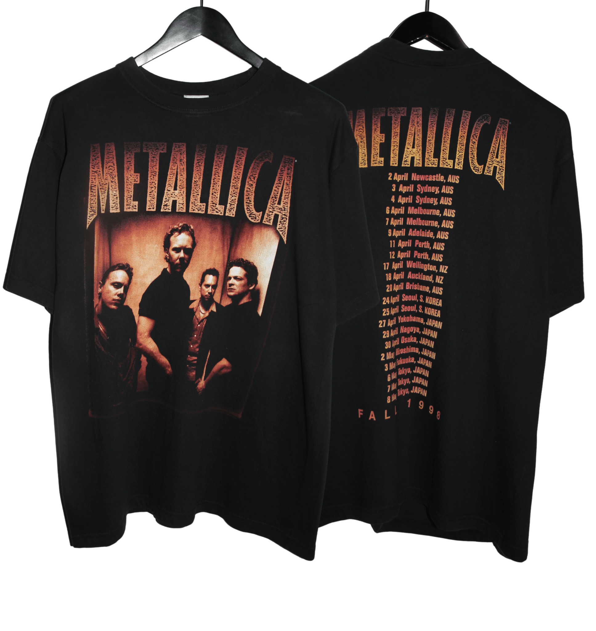 Metallica 1998 Poor Re - Touring Me Tour Shirt - Faded AU