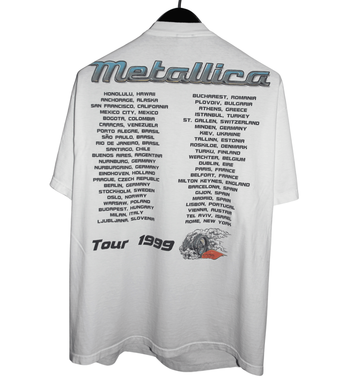 Metallica 1999 Gimme Fuel Tour Shirt - Faded AU
